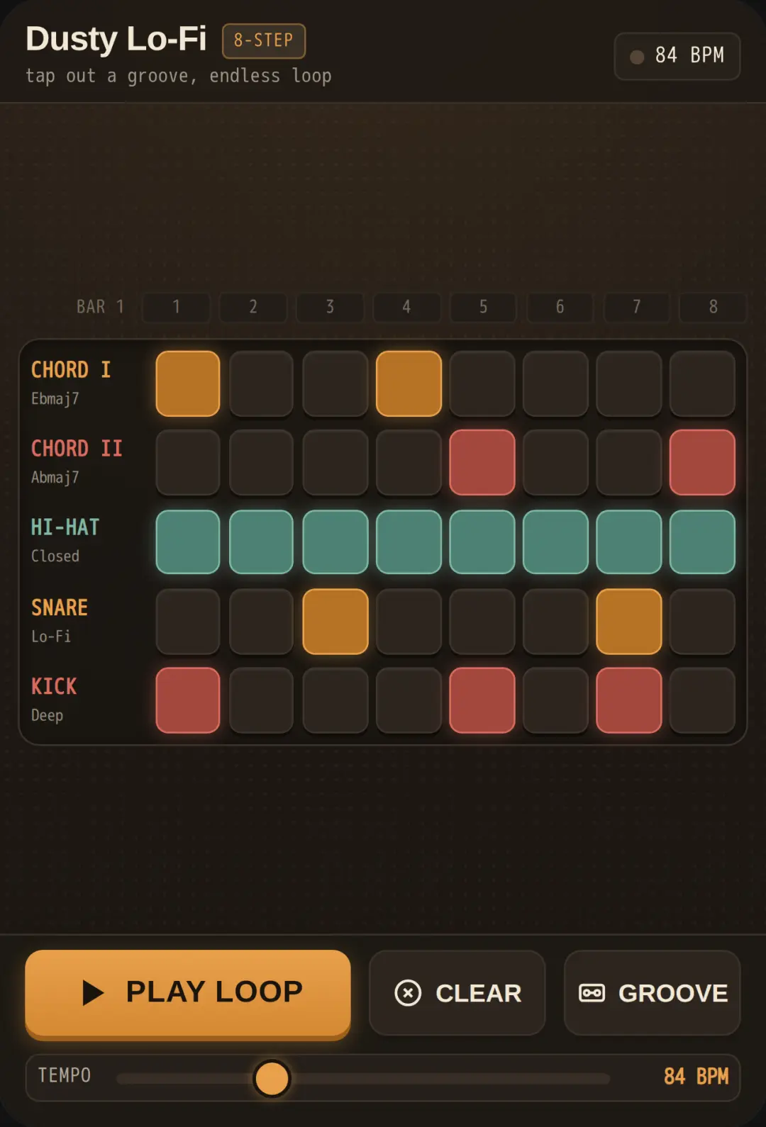 Dusty Lo-Fi Beat Pad cover