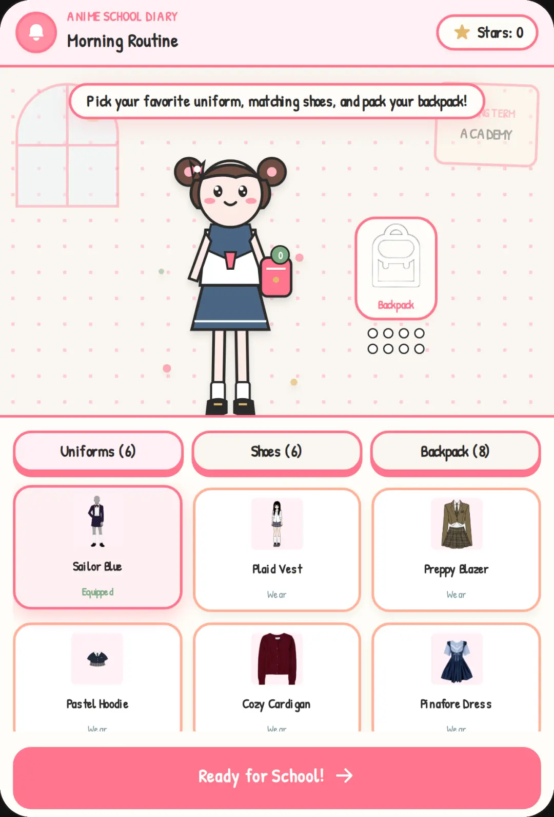 Aesthetic School Routine cover