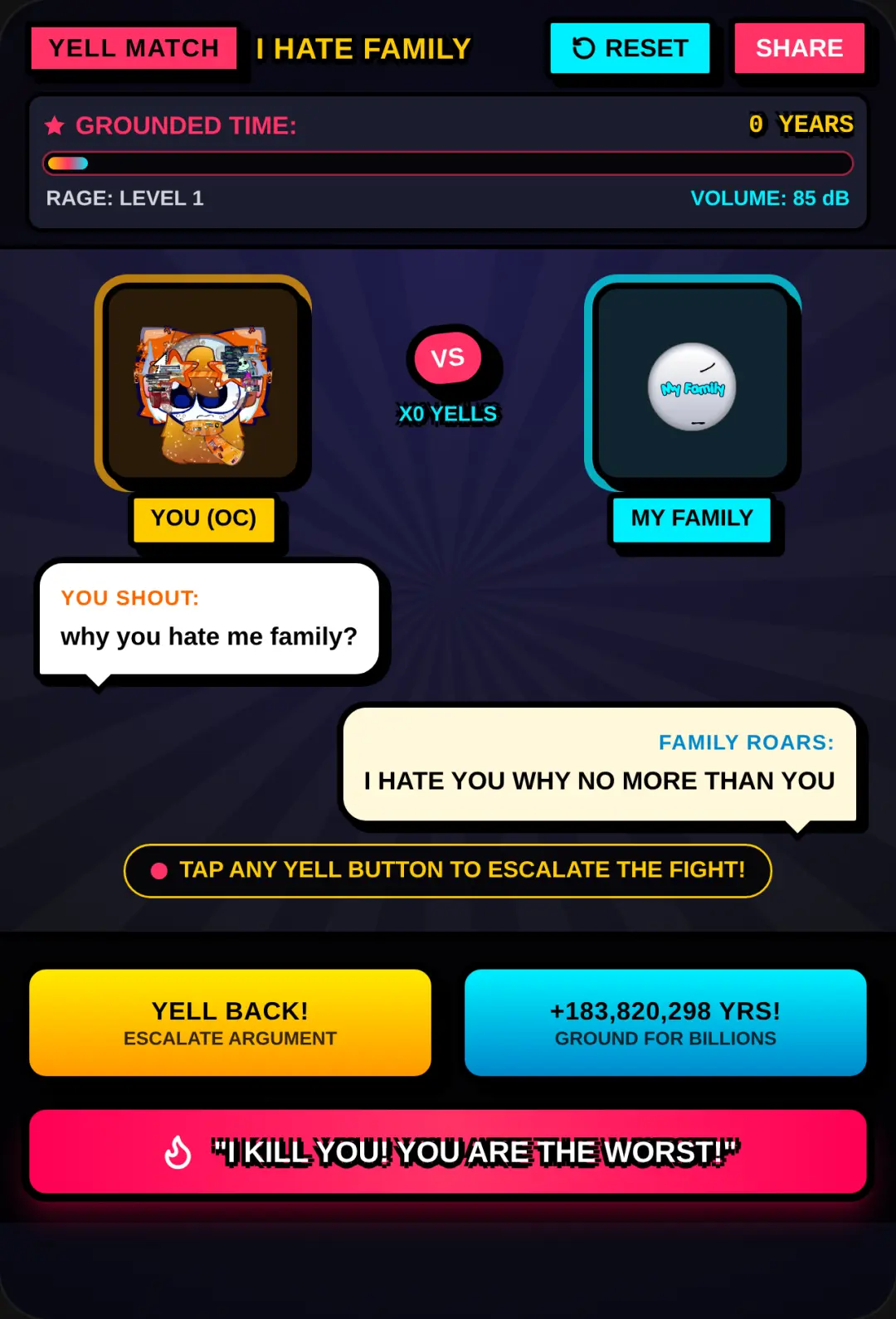 I HATE FAMILY cover