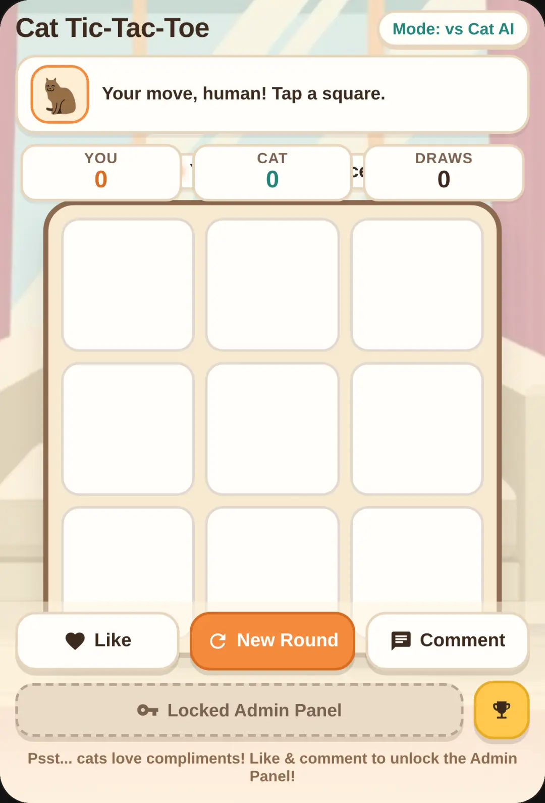 Cat Tic-Tac-Toe cover