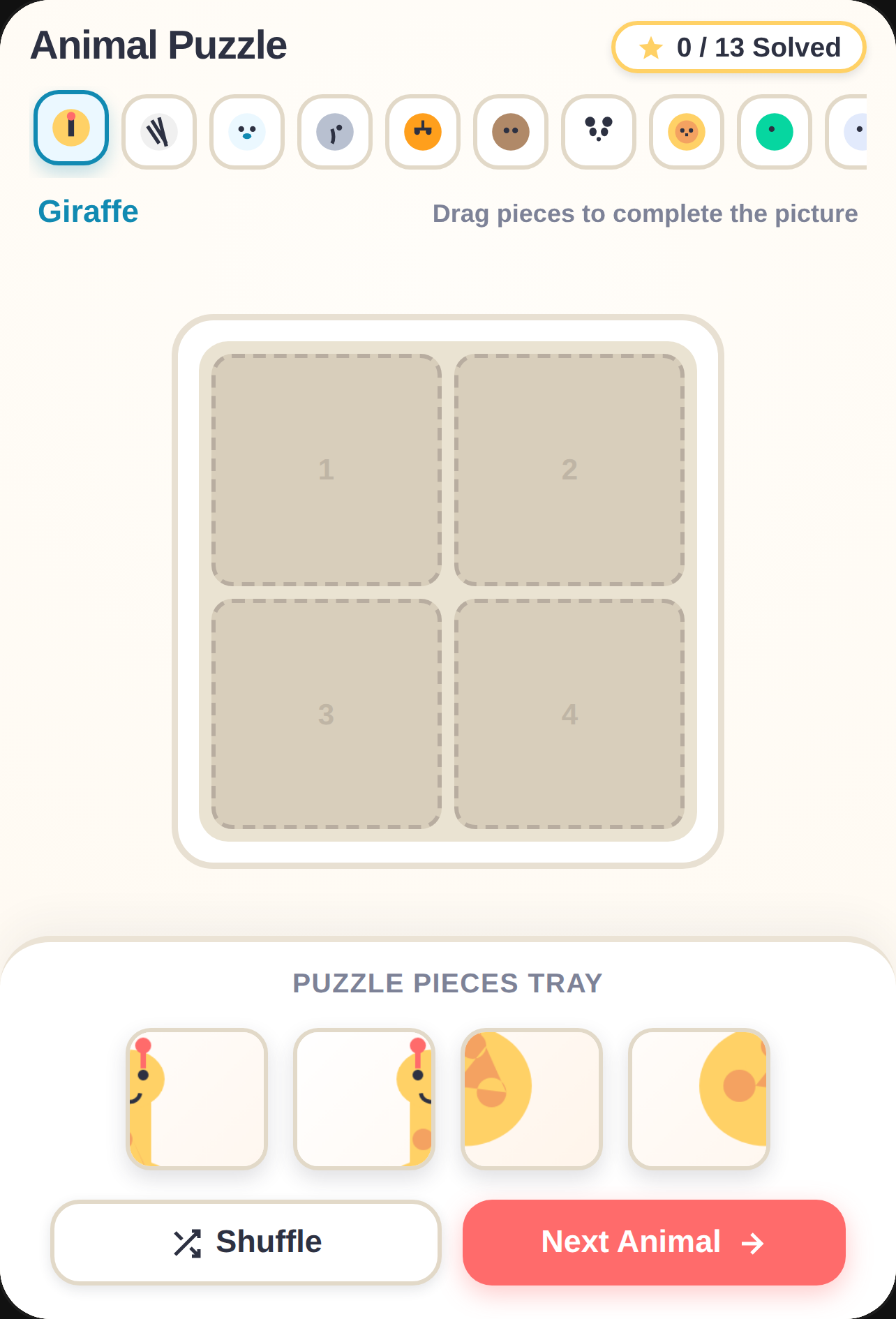 Animal Puzzle Safari cover