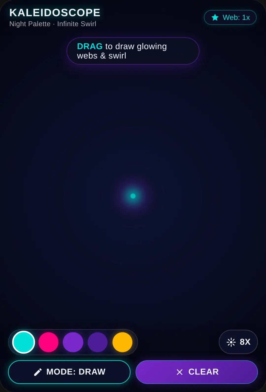Neon Night Kaleidoscope cover