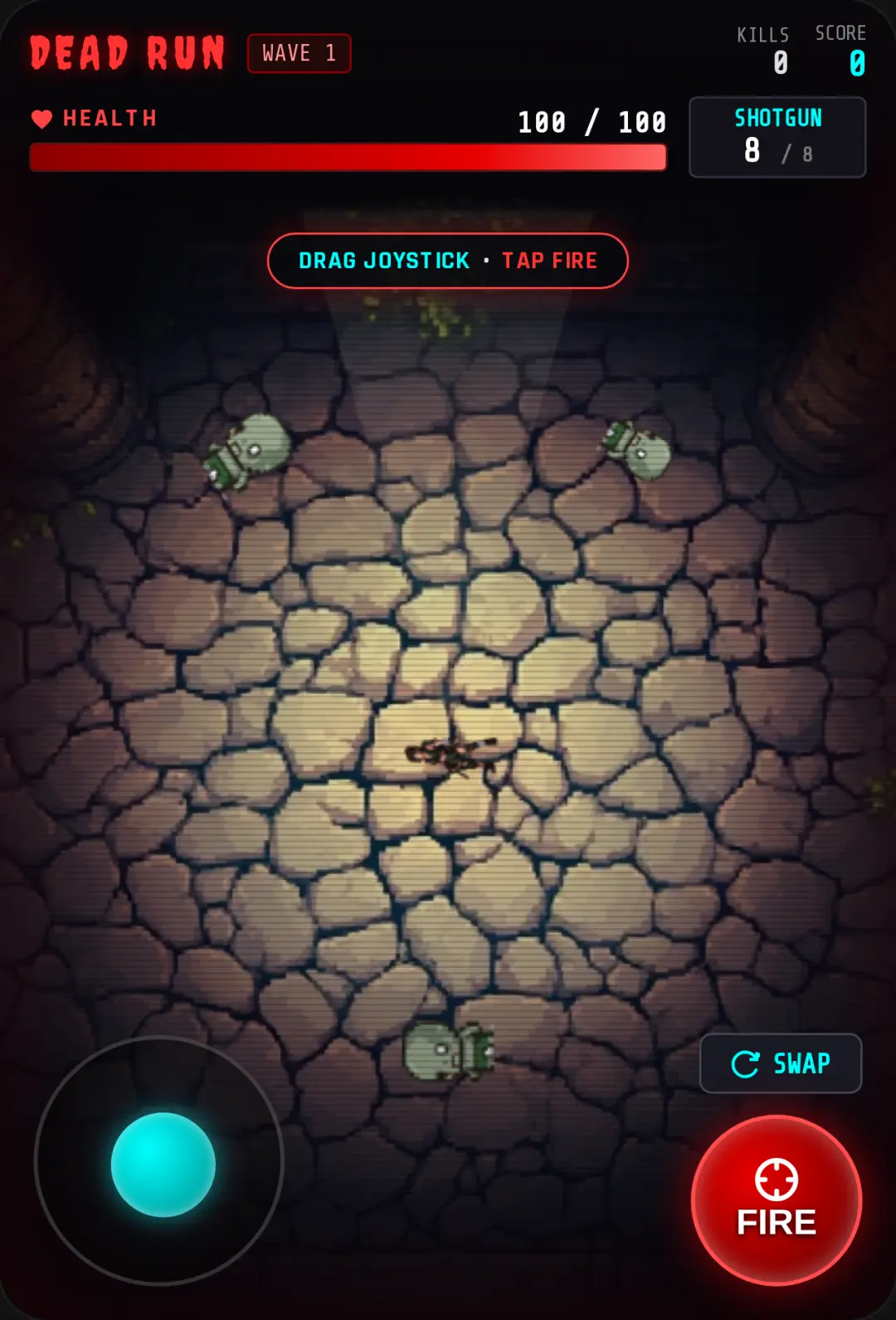 DEAD RUN: 100 HP SURVIVAL cover