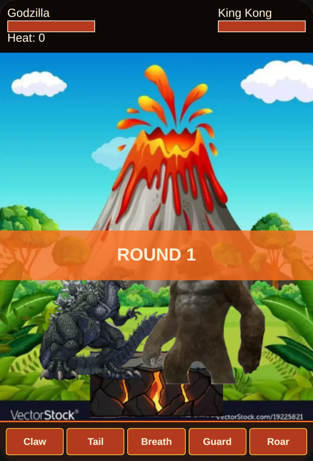 Godzilla vs Kong: Volcanic Duel cover