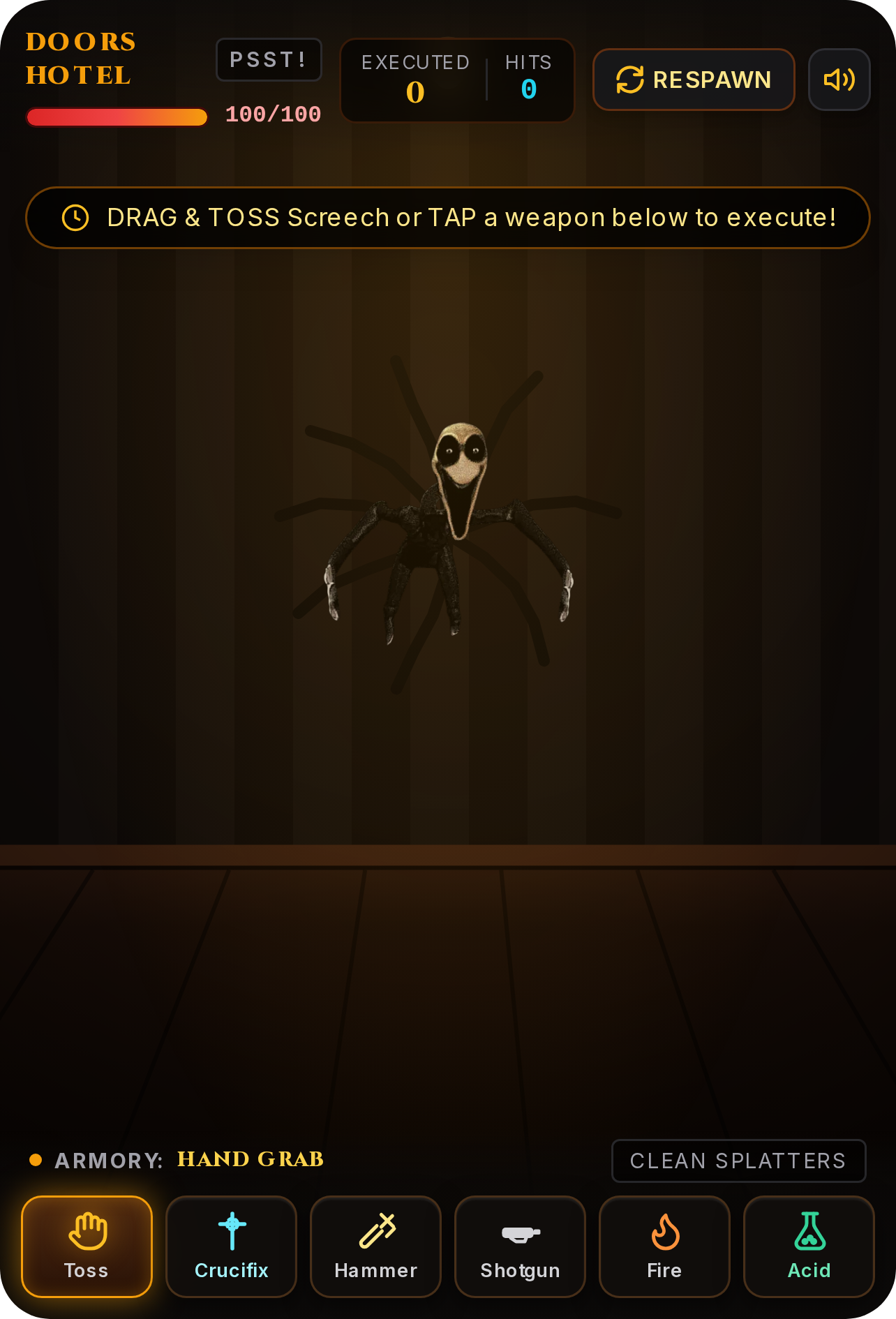 Execute Screech - DOORS Sandbox cover