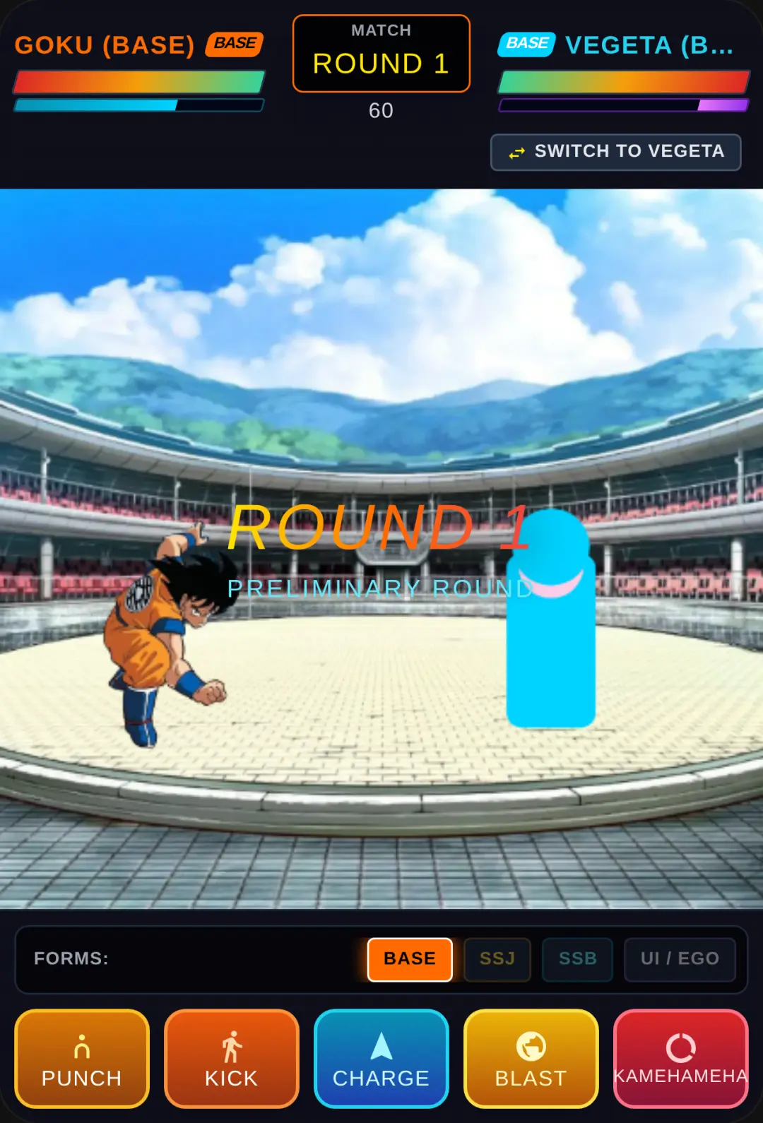 Saiyan Tournament: Goku & Vegeta 1v1 cover