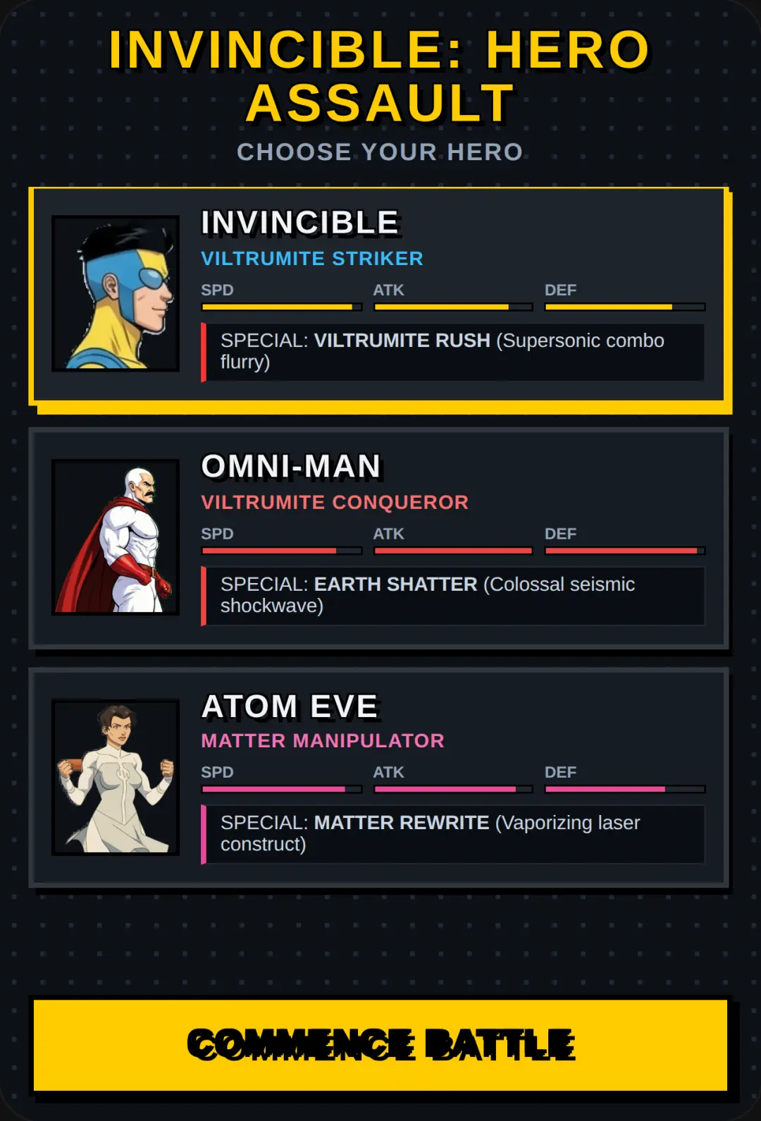 Invincible: Hero Assault cover
