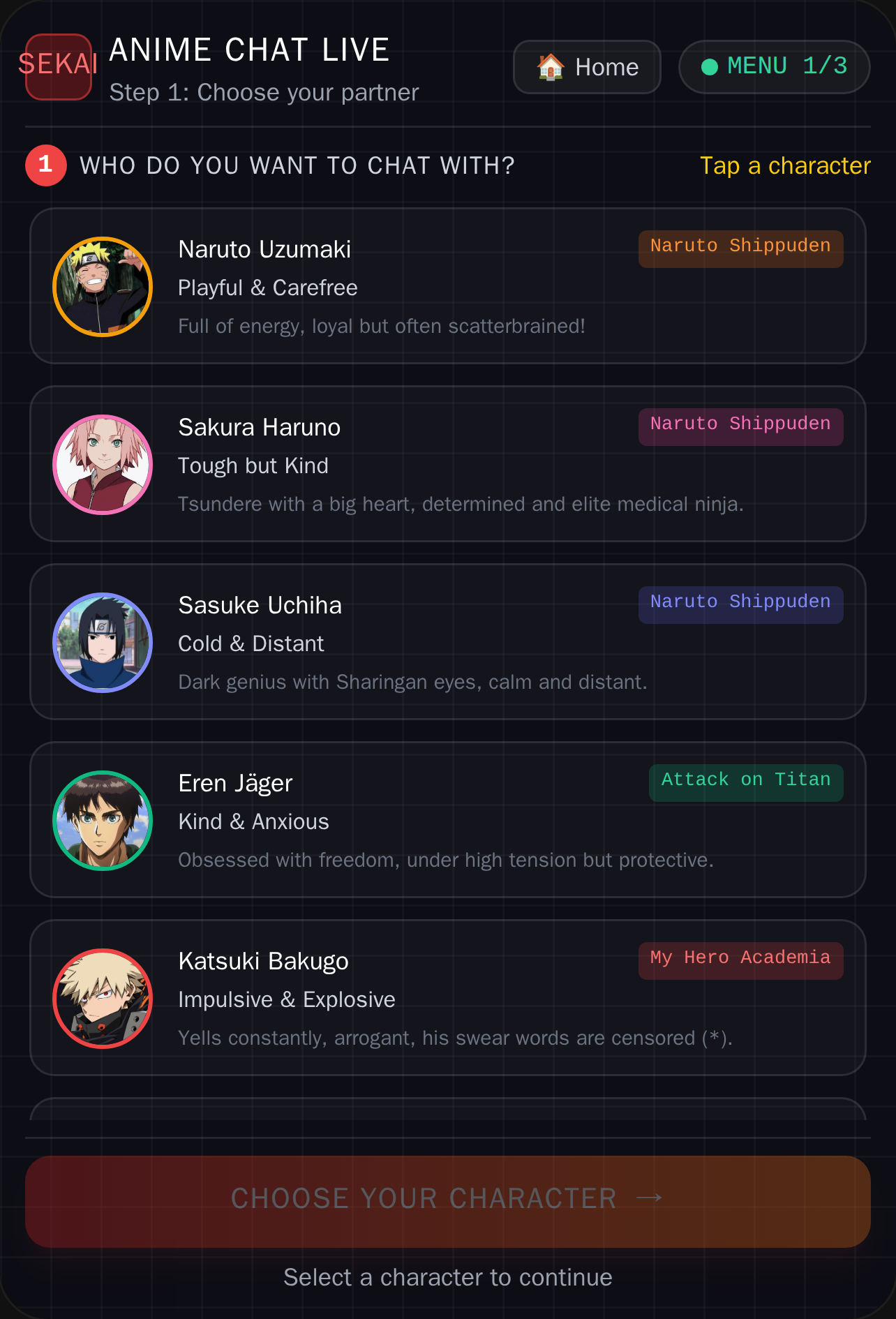 Anime Chat Simulator (English) 2.0 cover