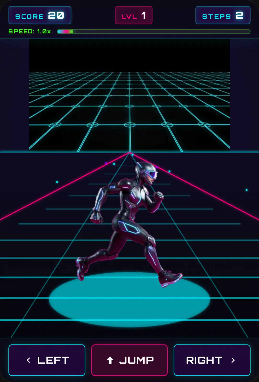 Neon Cyber Runner cover