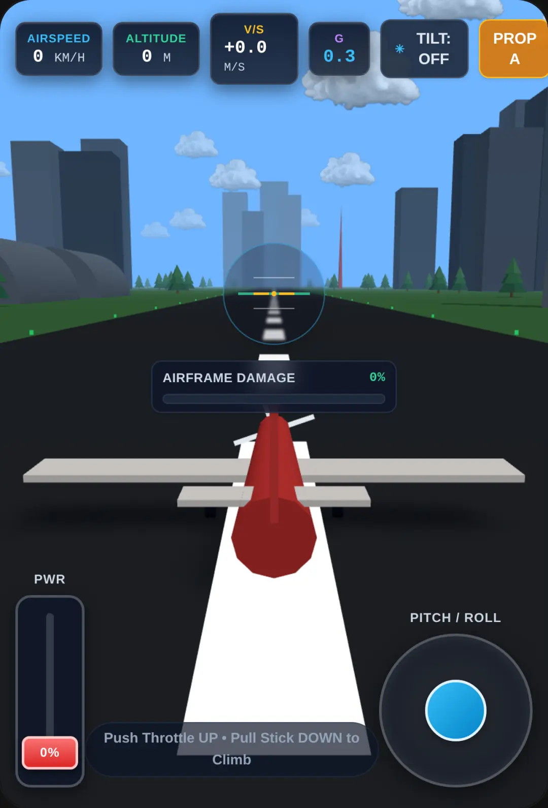 Kid made plane Crash: Flight Simulator cover