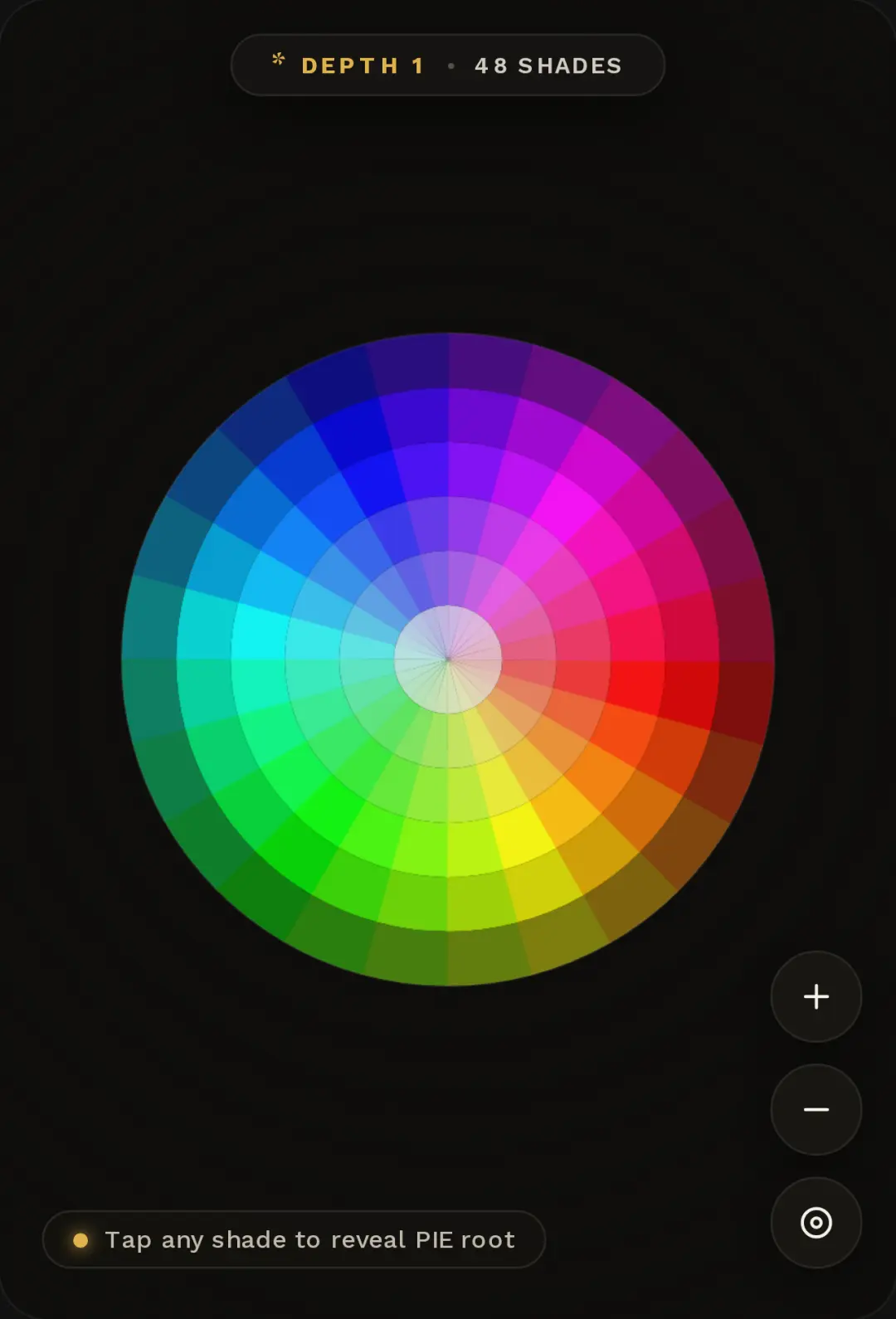 PIE Color Wheel — 16,581,375 Reconstructed Shades cover