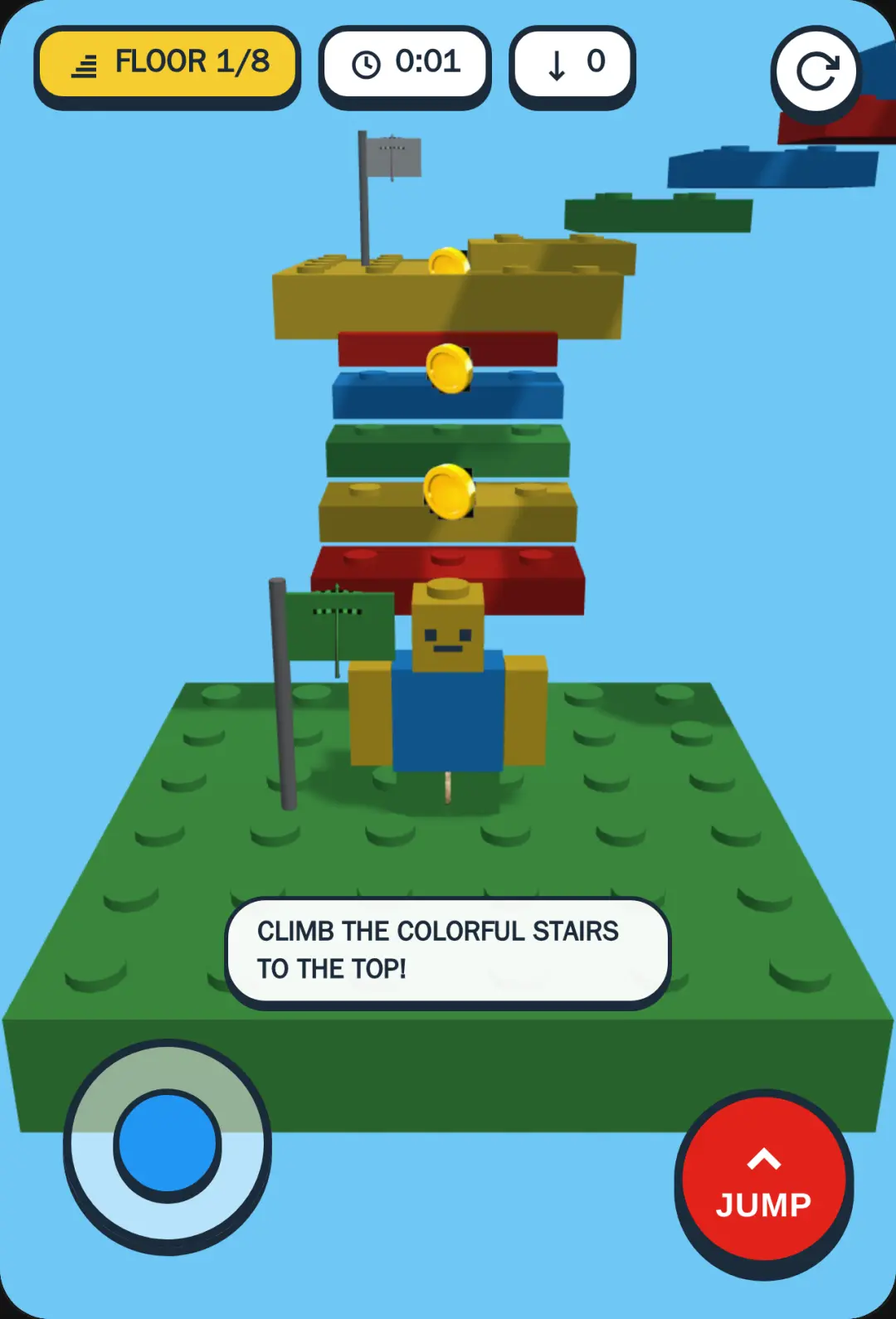 Roblox Blocky Stairway Obby cover