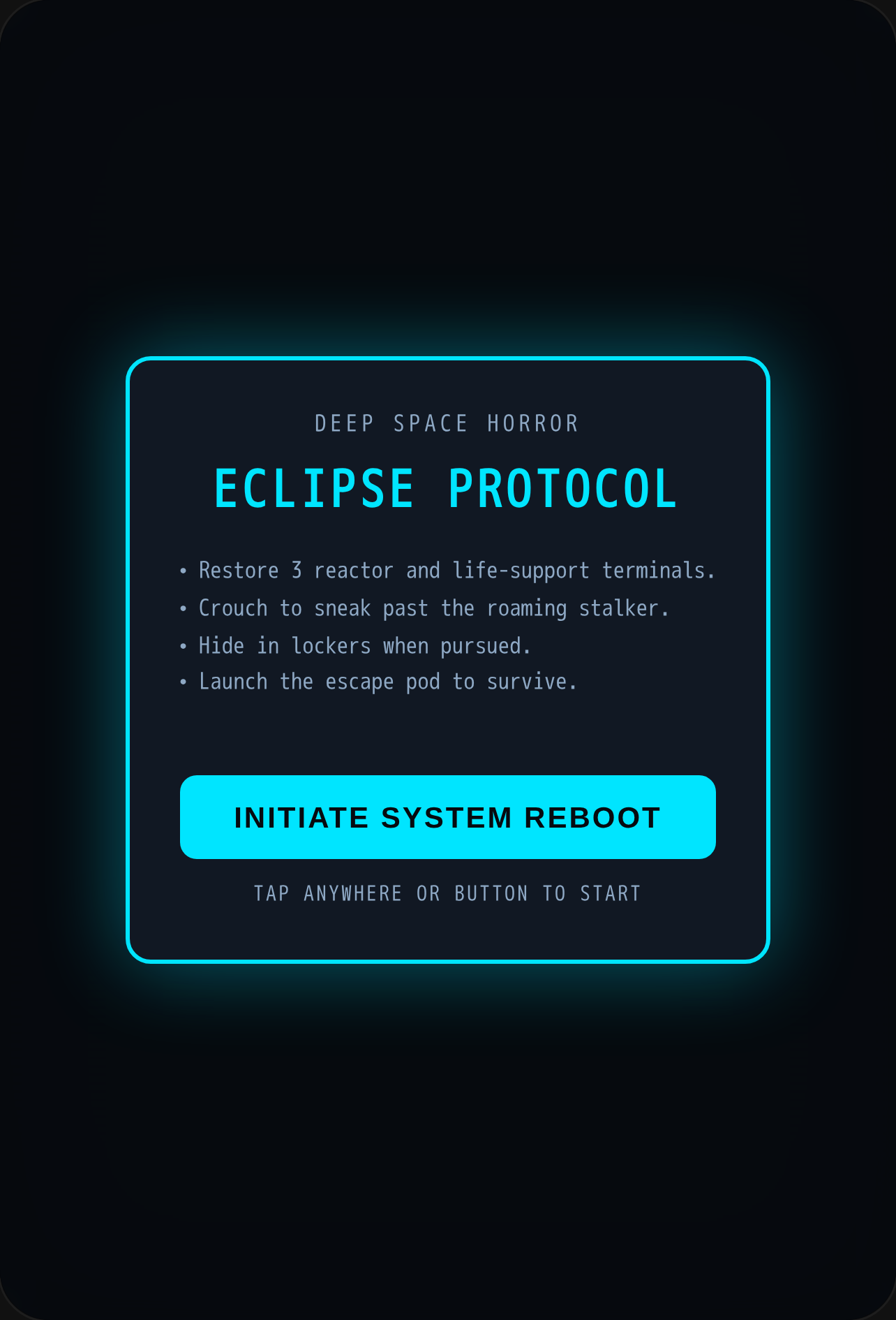 ECLIPSE PROTOCOL: DEEP SPACE HORROR cover