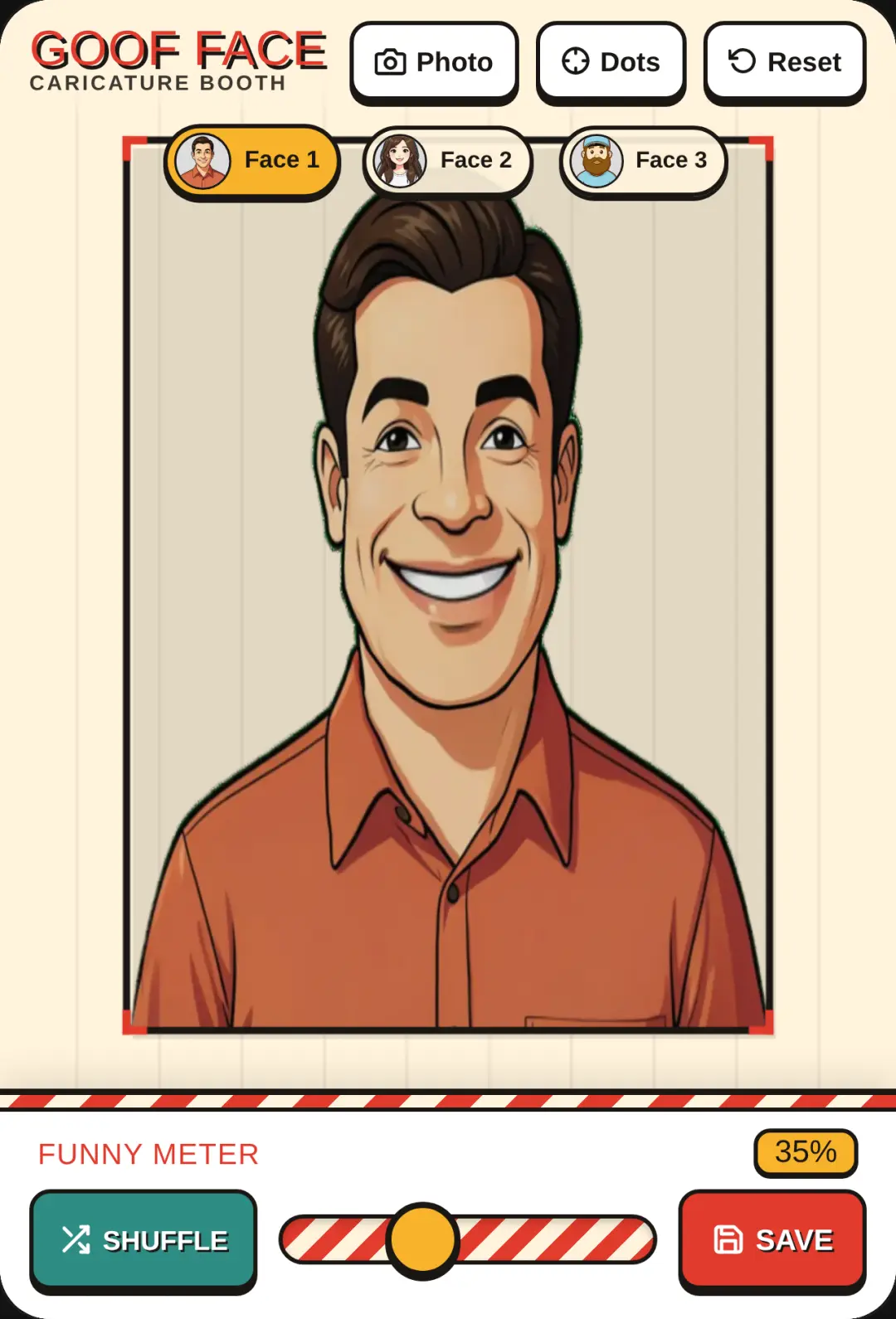 Goof Face - Carnival Caricature Booth cover
