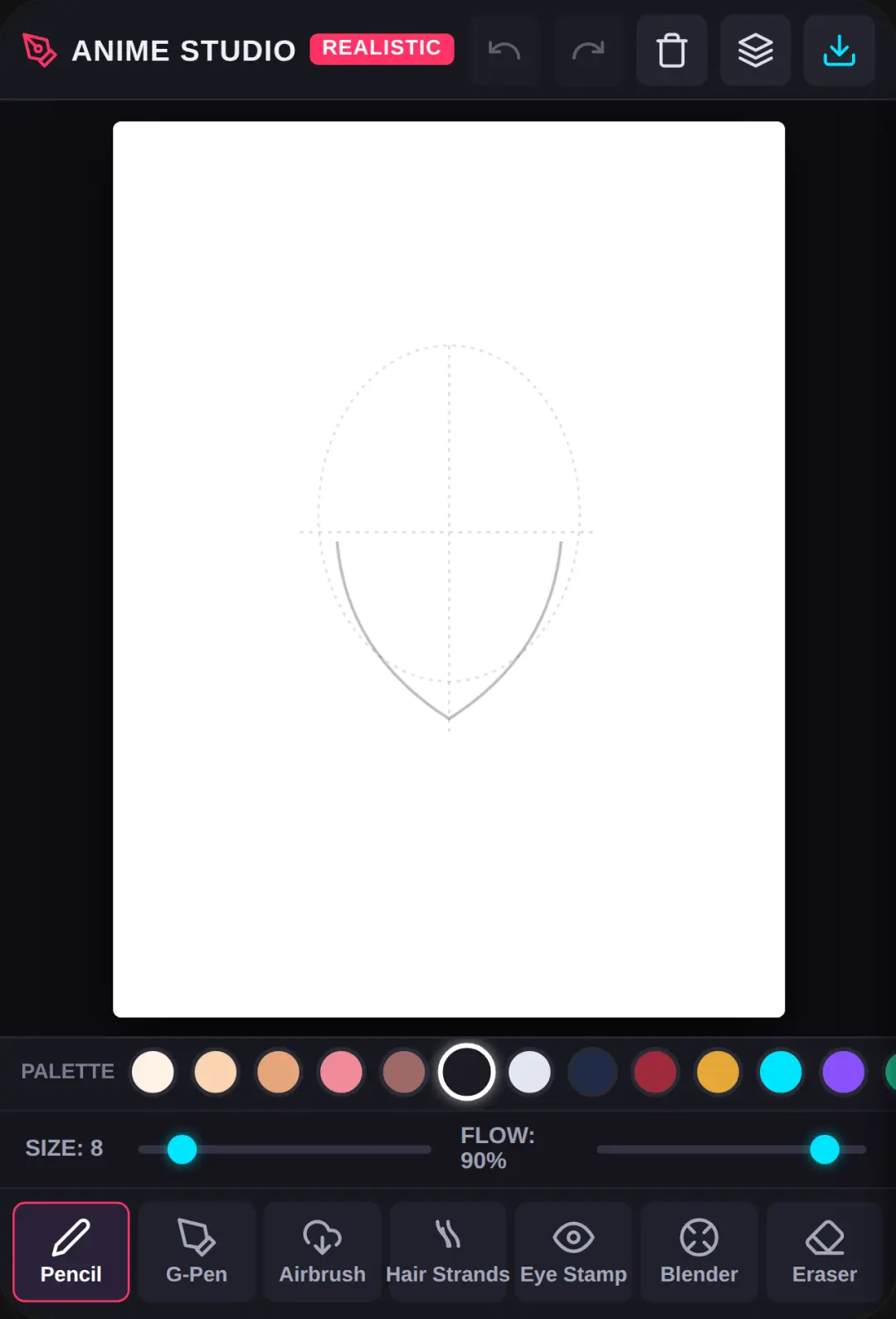 Realistic Anime Art Studio cover