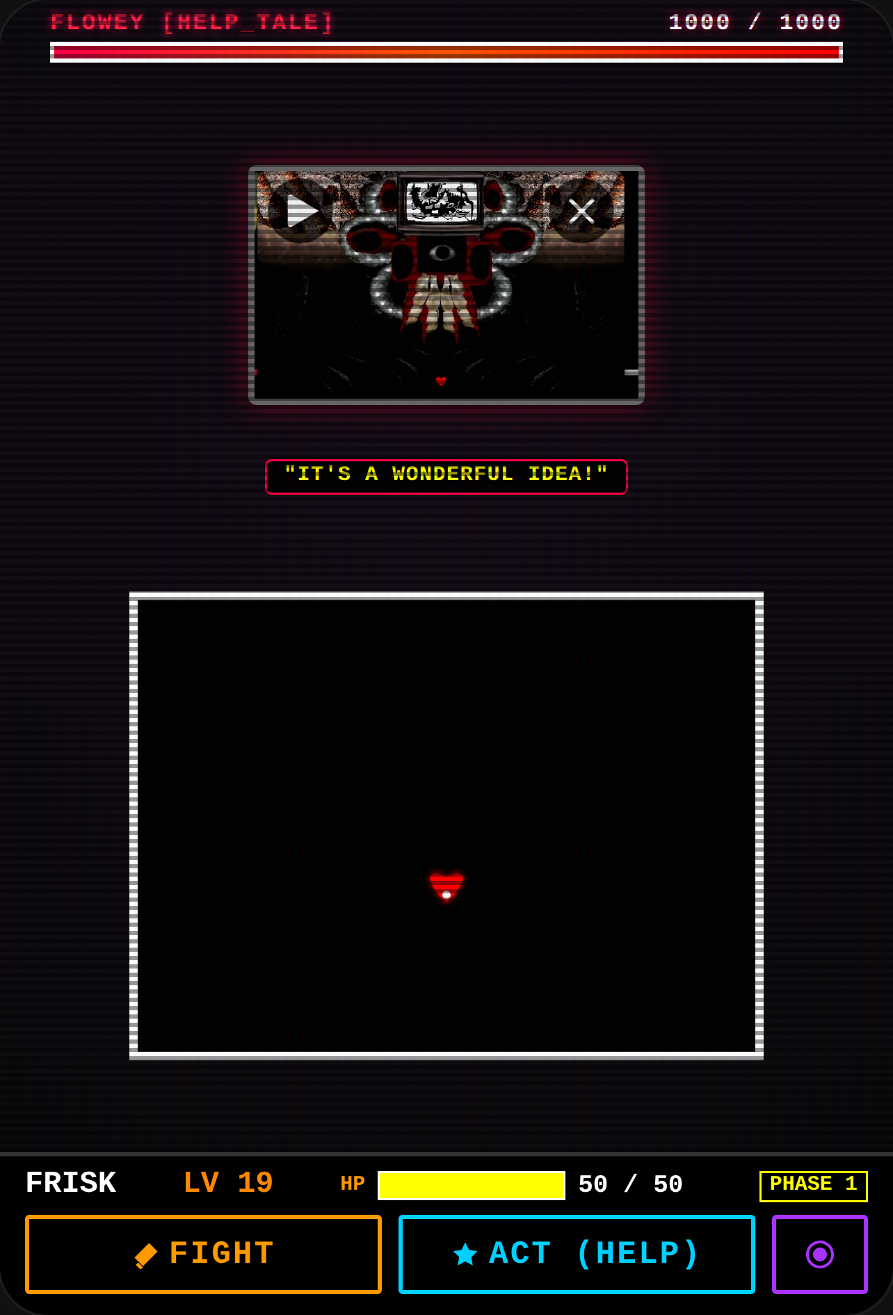 HELP_Tale Omega Flowey cover