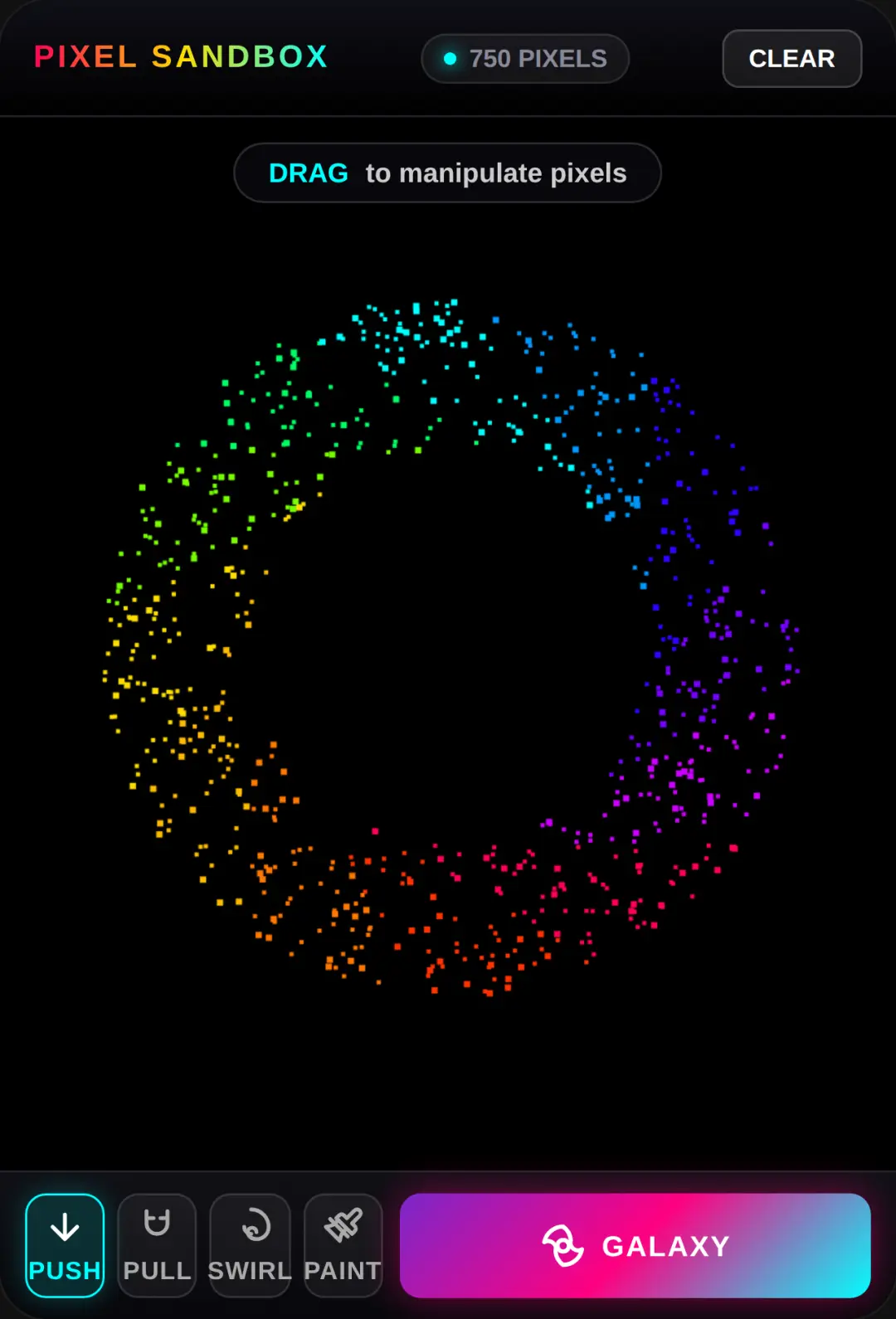 Galaxy Pixel Sandbox cover