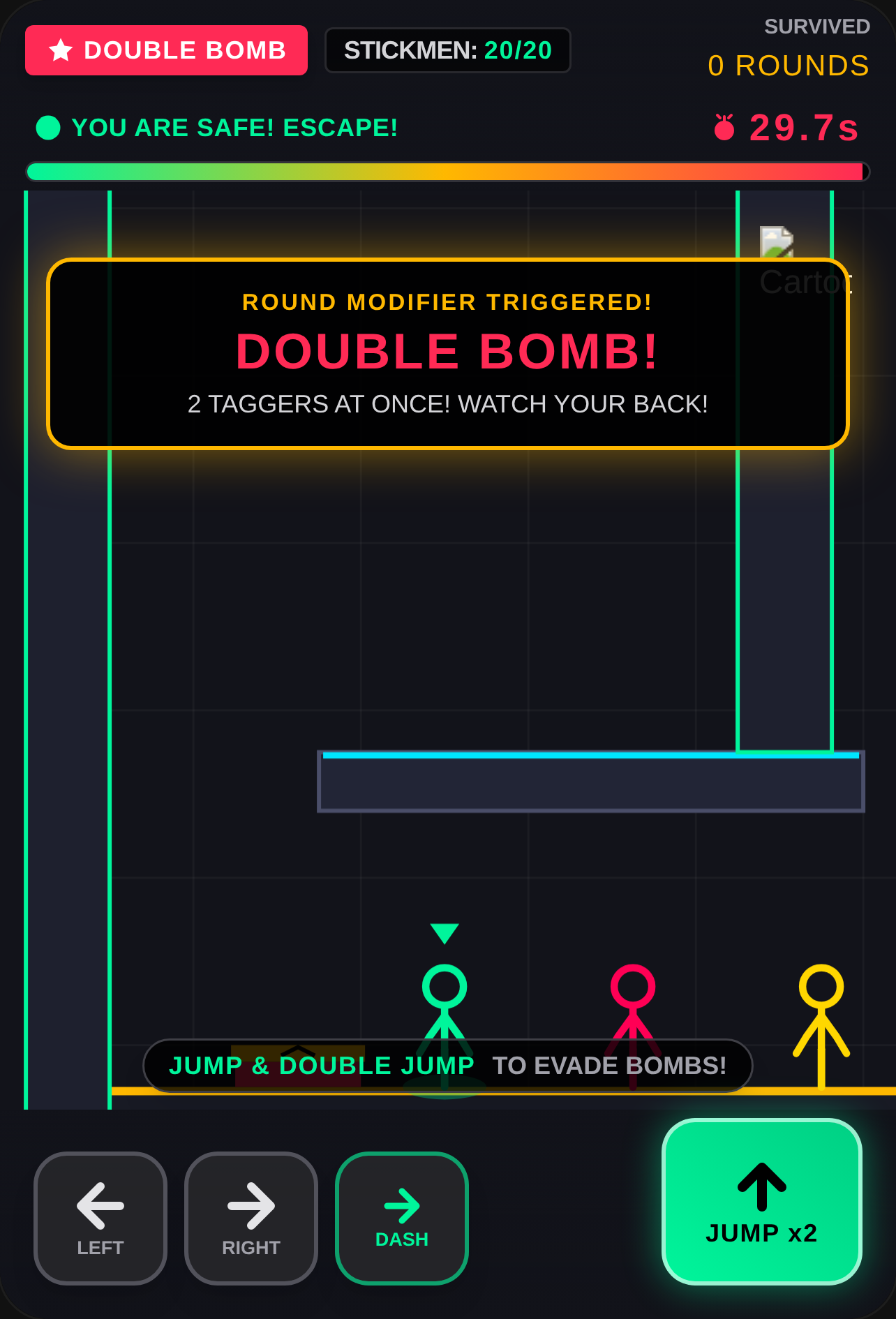 STICKMAN BOMB TAG: OBBY ESCAPE