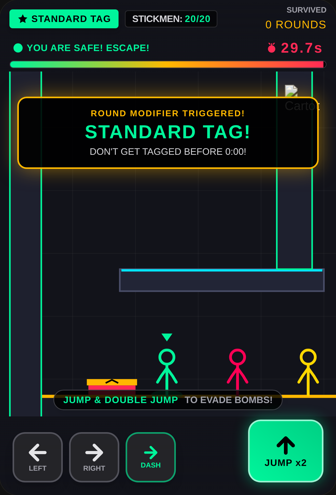 STICKMAN BOMB TAG: OBBY ESCAPE