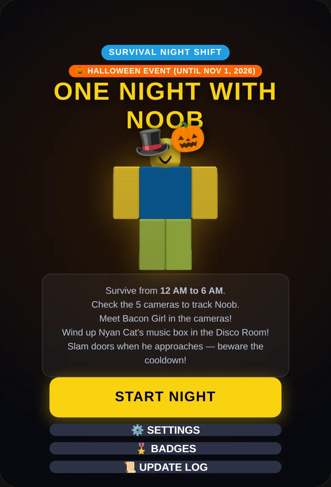 One Night with Noob cover