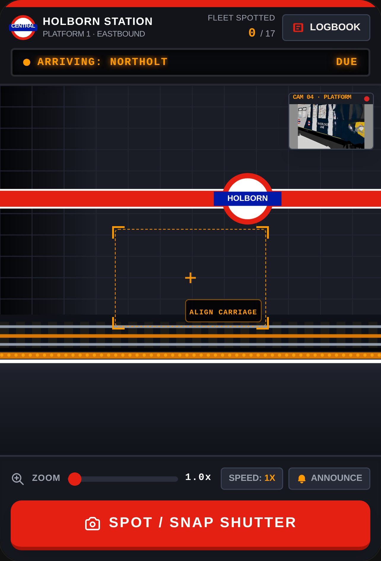 Central Line Trainspotter UK cover