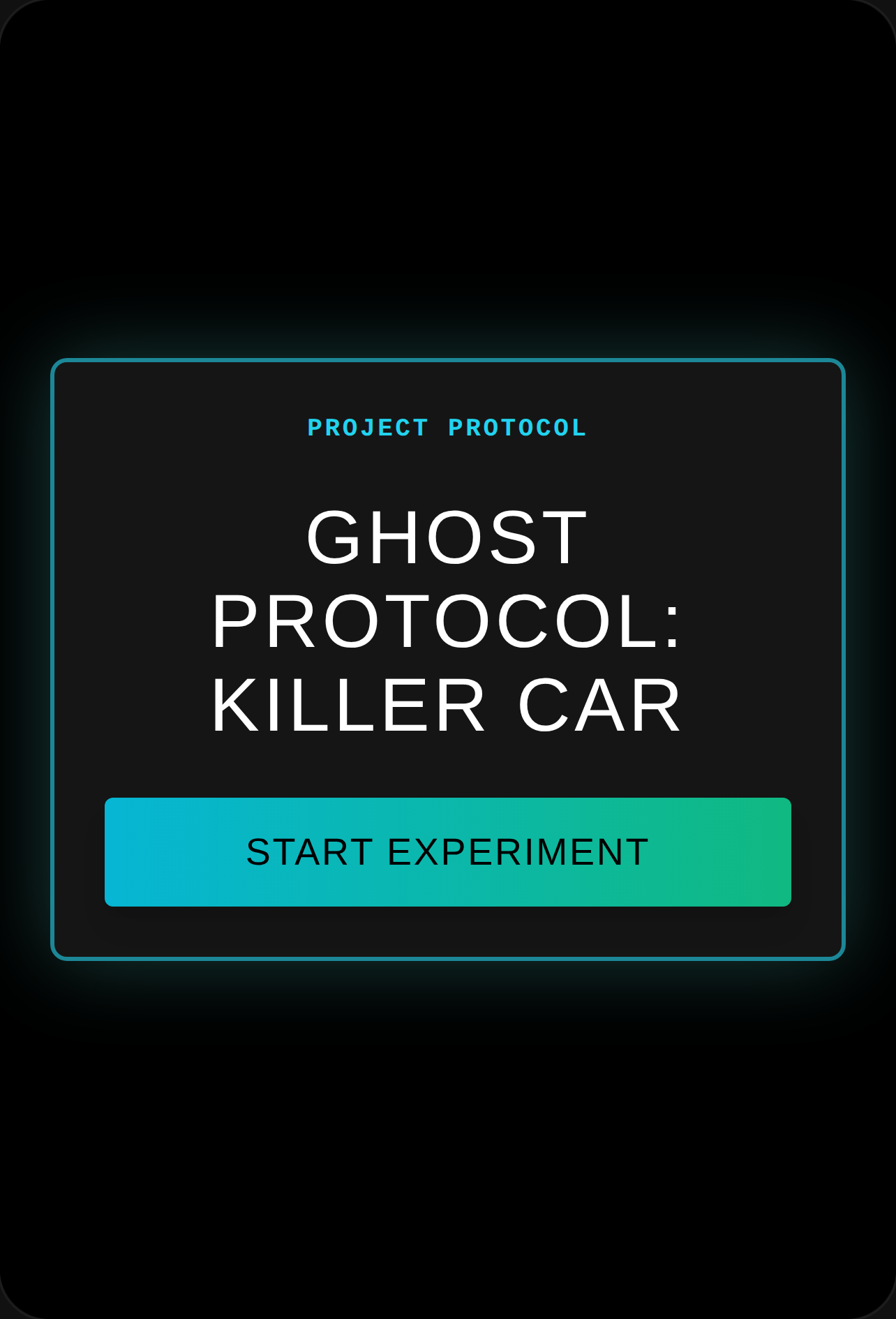 GHOST PROTOCOL: KILLER CAR cover