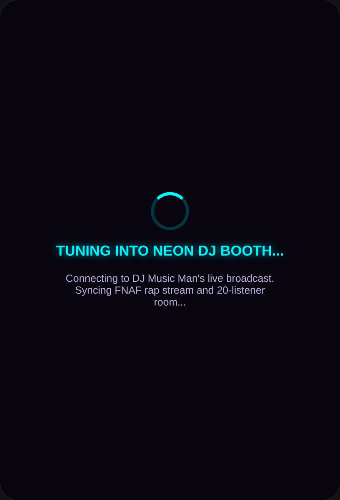 DJ Music Man Neon Radio - FNAF Stream cover