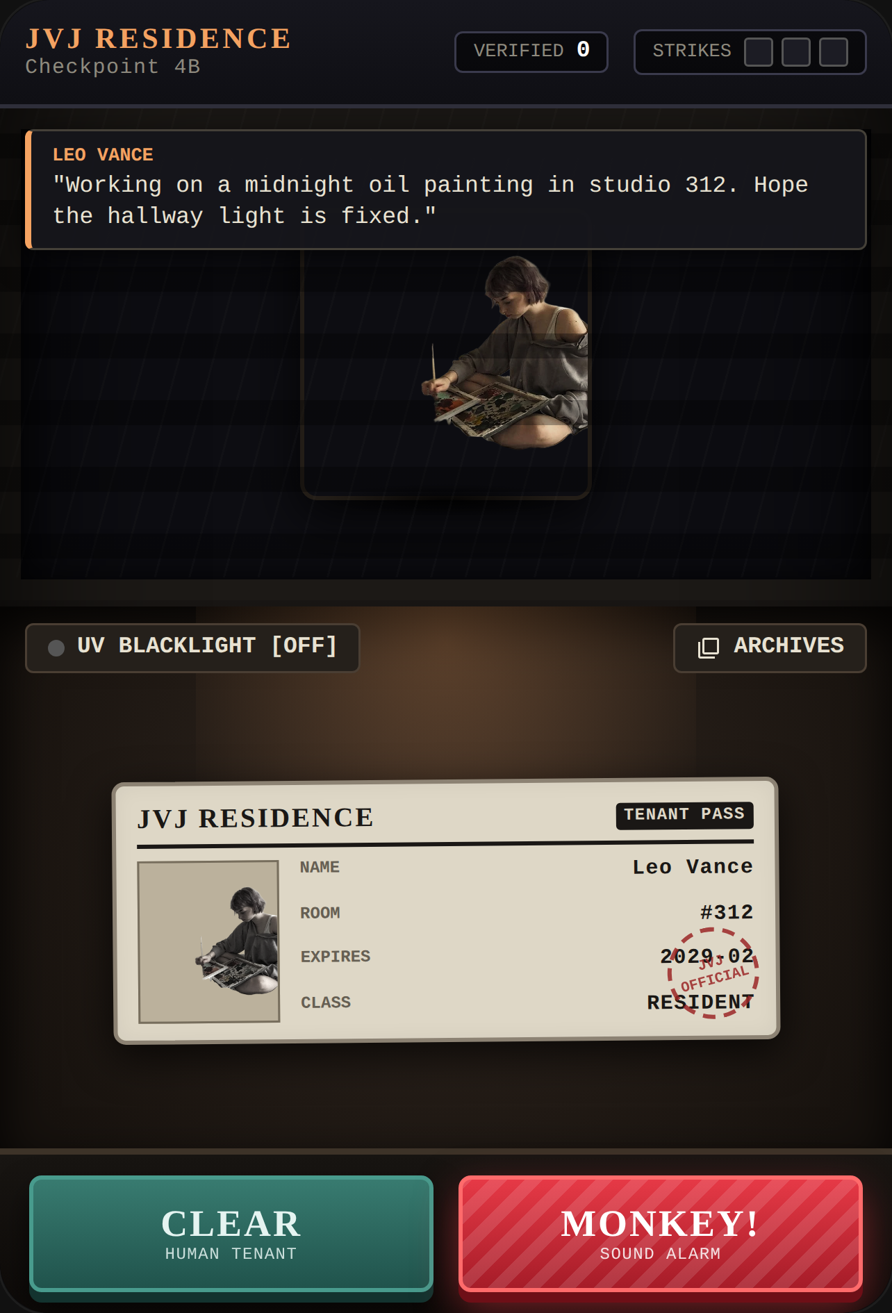JVJ Residence: Monkey Checkpoint cover