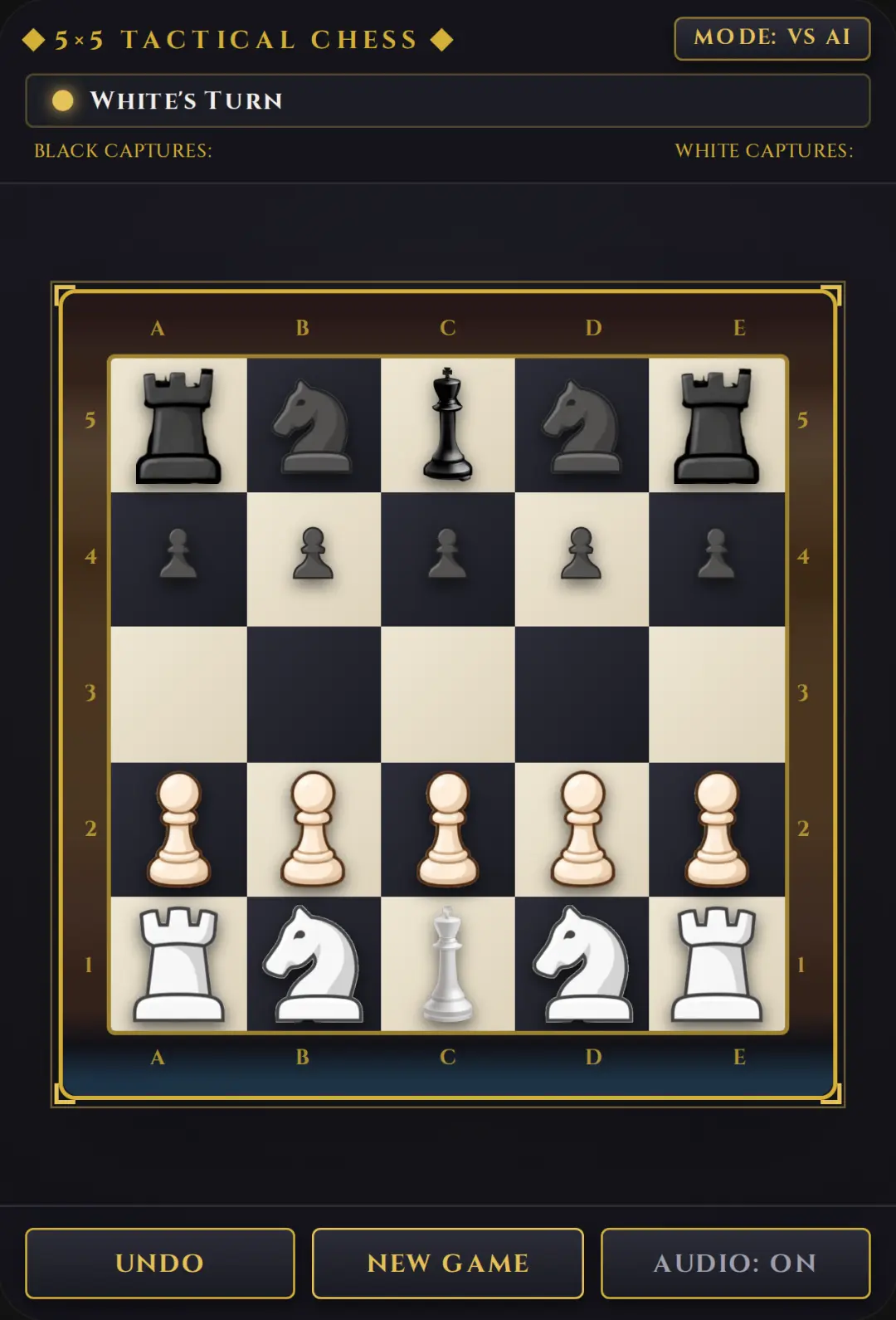 5x5 Tactical Chess cover