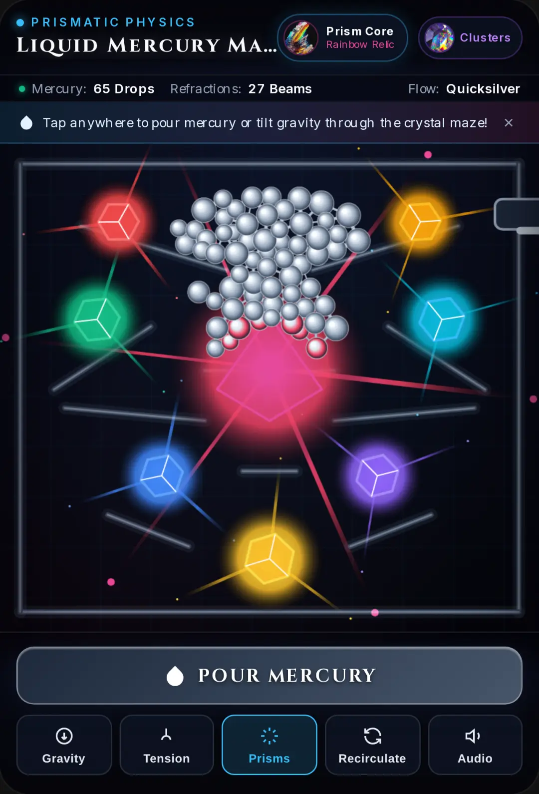 Liquid Mercury Crystal Maze cover