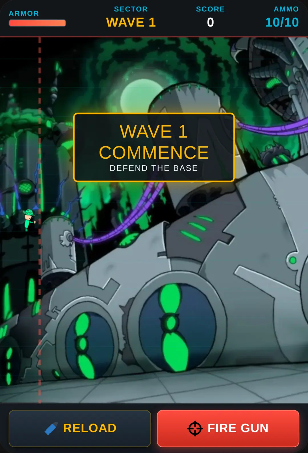 Side Gunner - Wave Defense cover