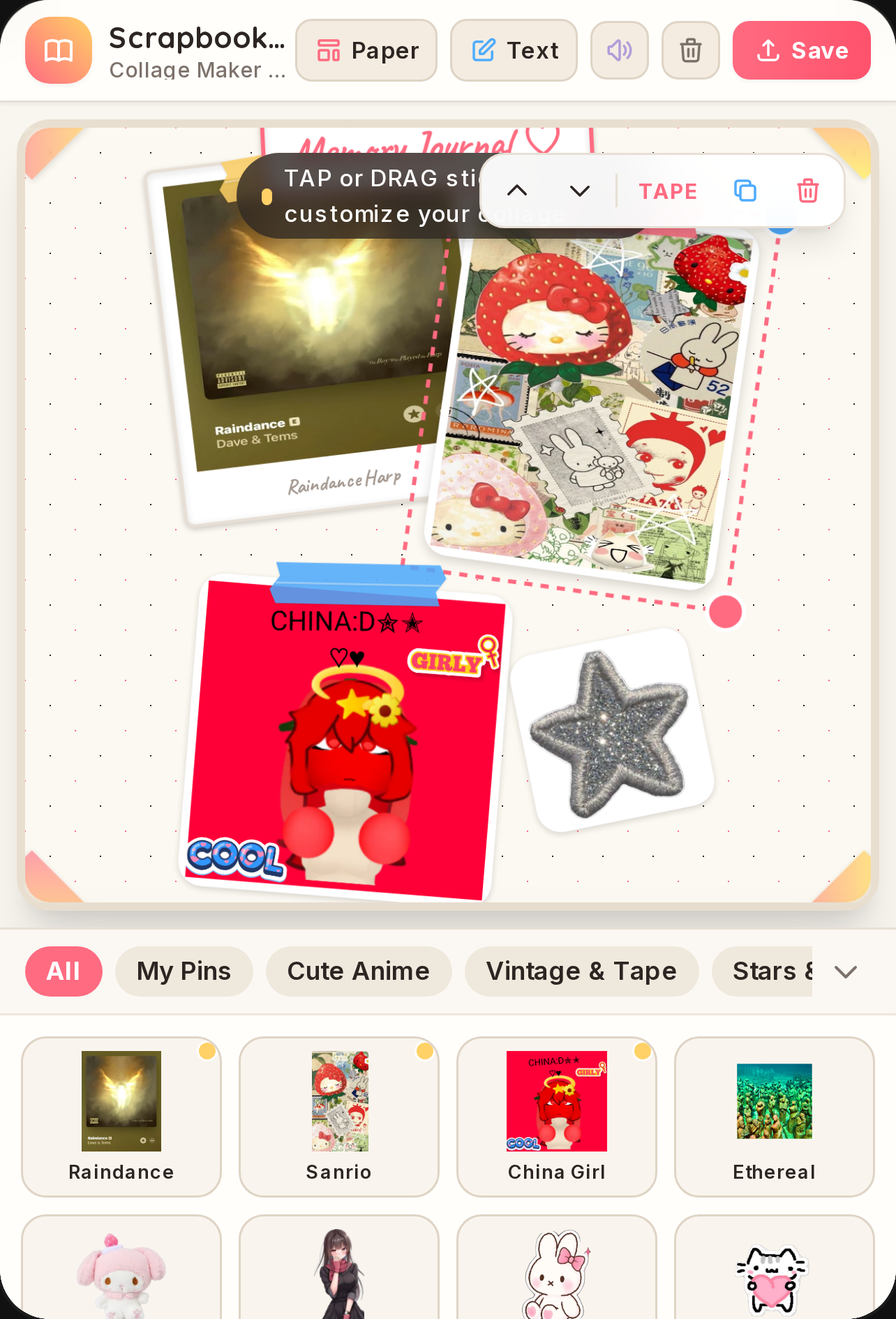 Scrapbook Studio - Aesthetic Sticker Collage hi can I have 100 likes please? Really! Thankyou:3✮✭♥︎☻☺︎ cover