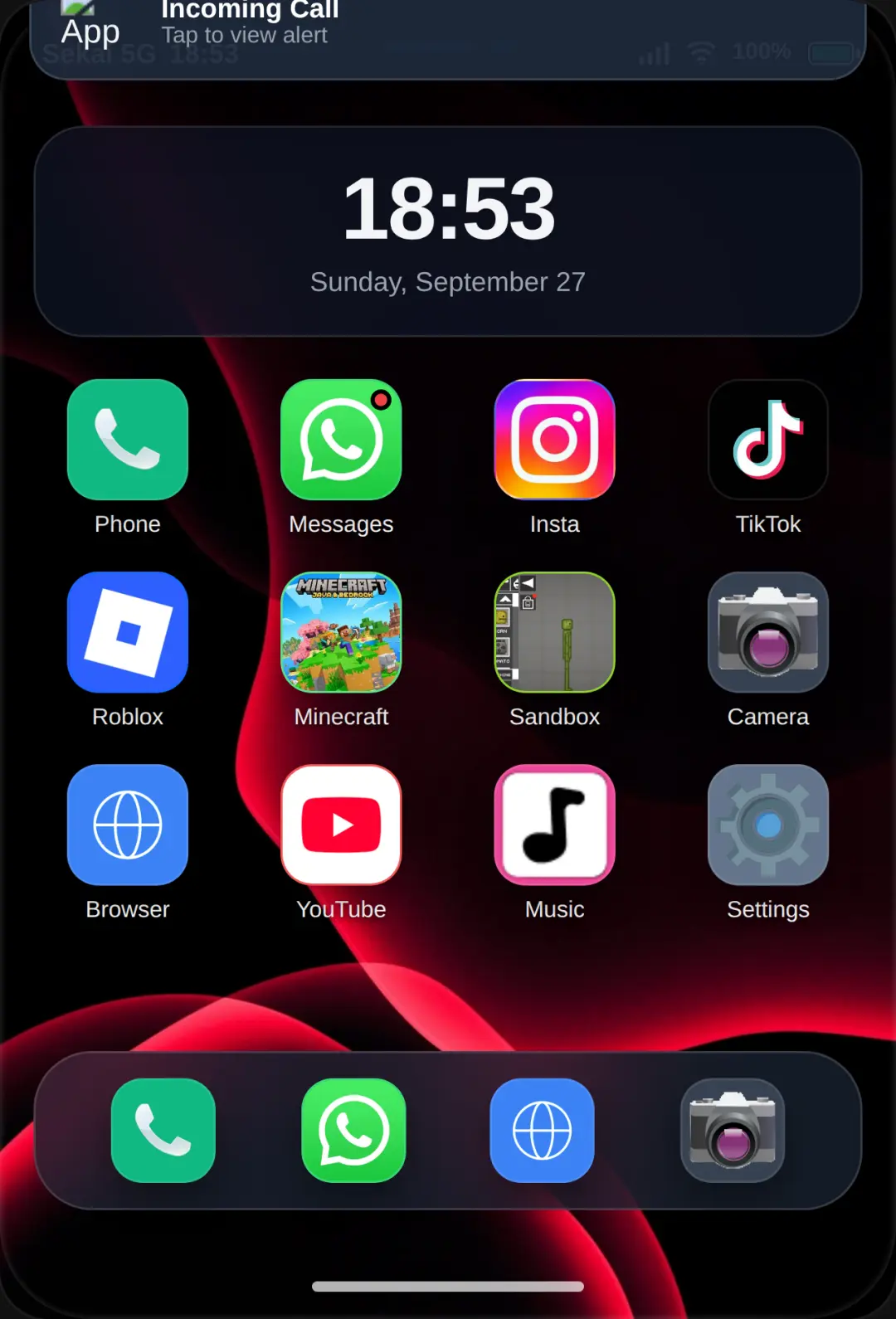 SekaiOS Phone cover