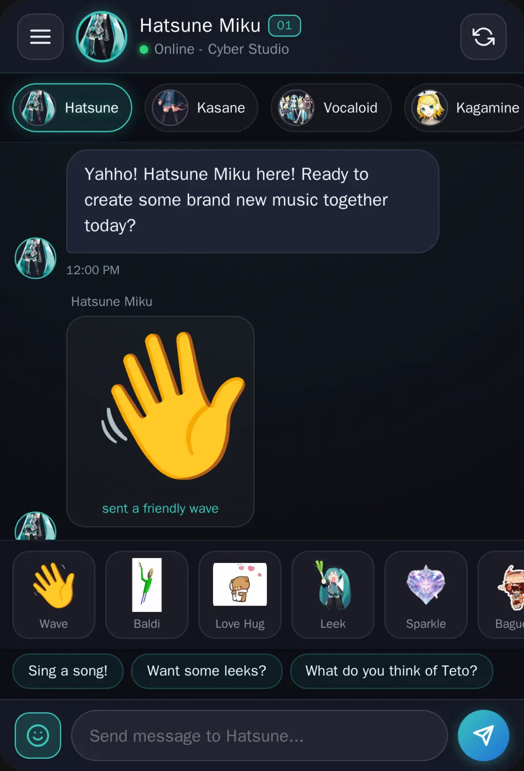 VOCALOID CHAT SIM!!!!✨️✨️ cover