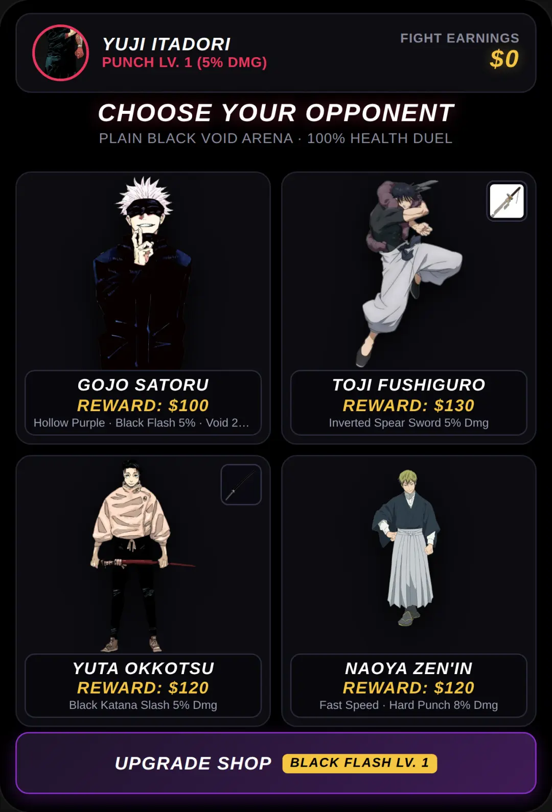 Jujutsu fight cover