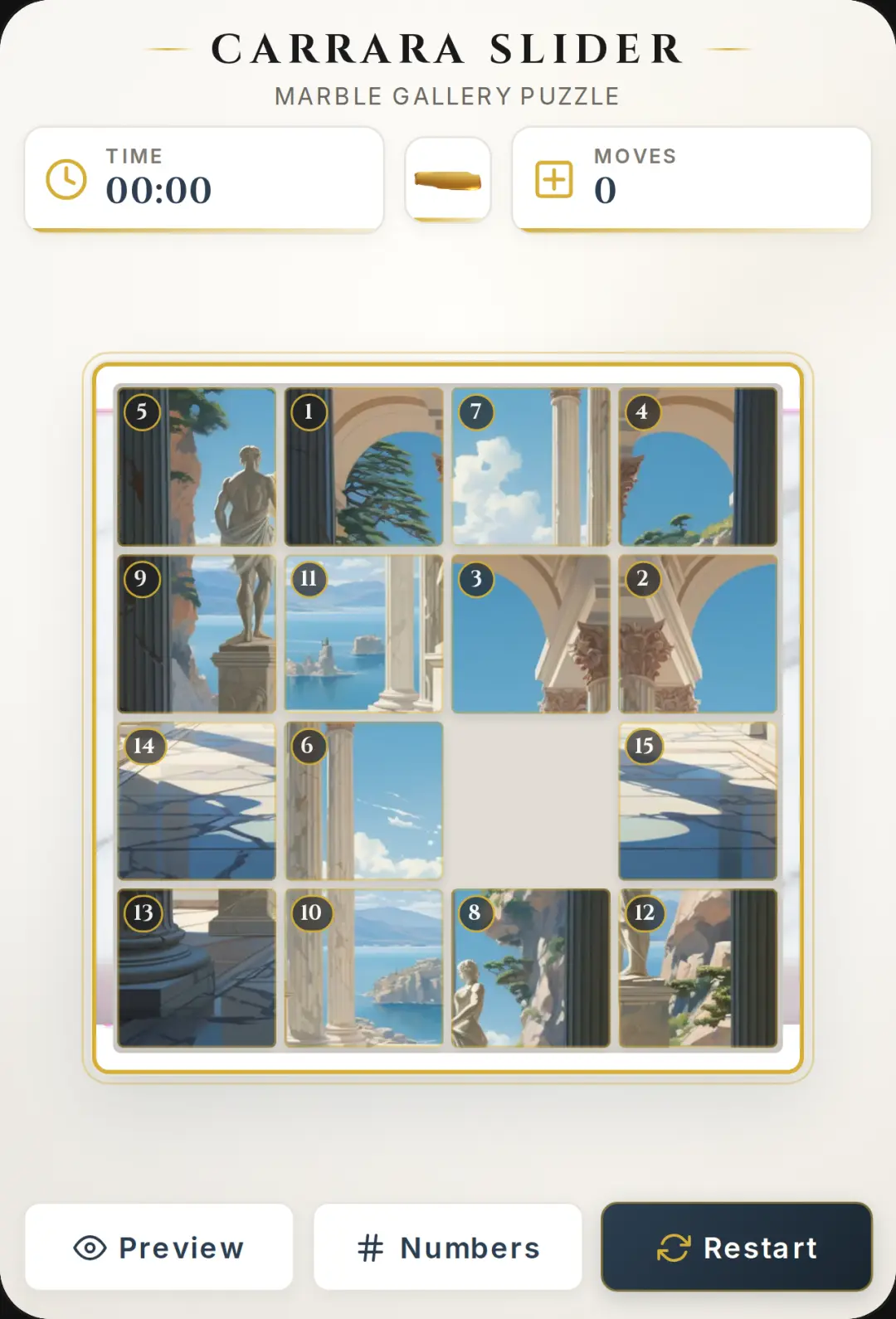 Carrara Slider Puzzle cover