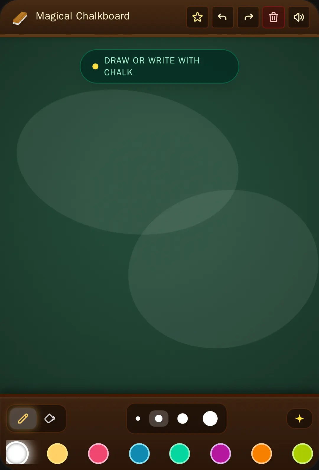 Magical Green Chalkboard cover