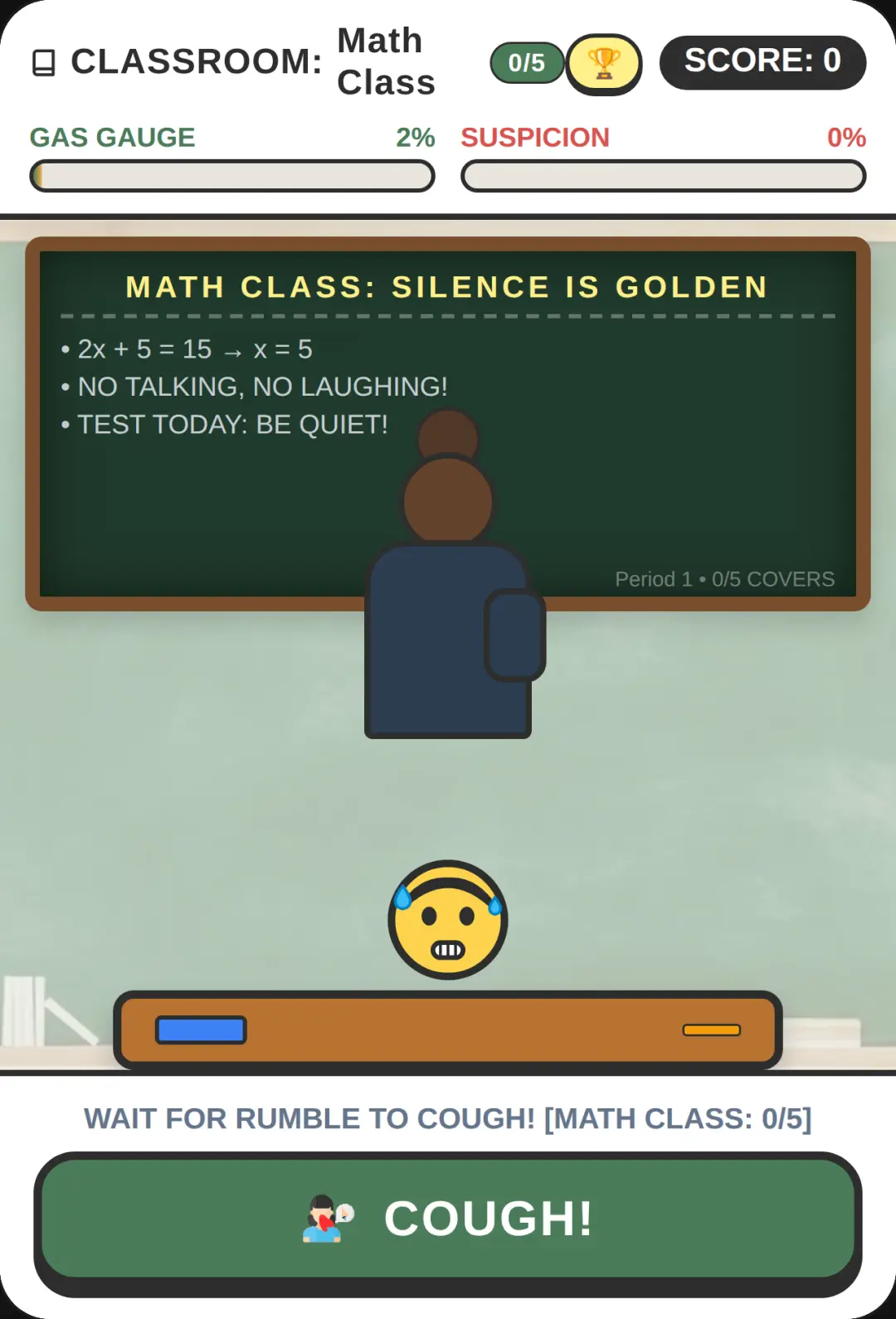 Classroom Cough Cover cover