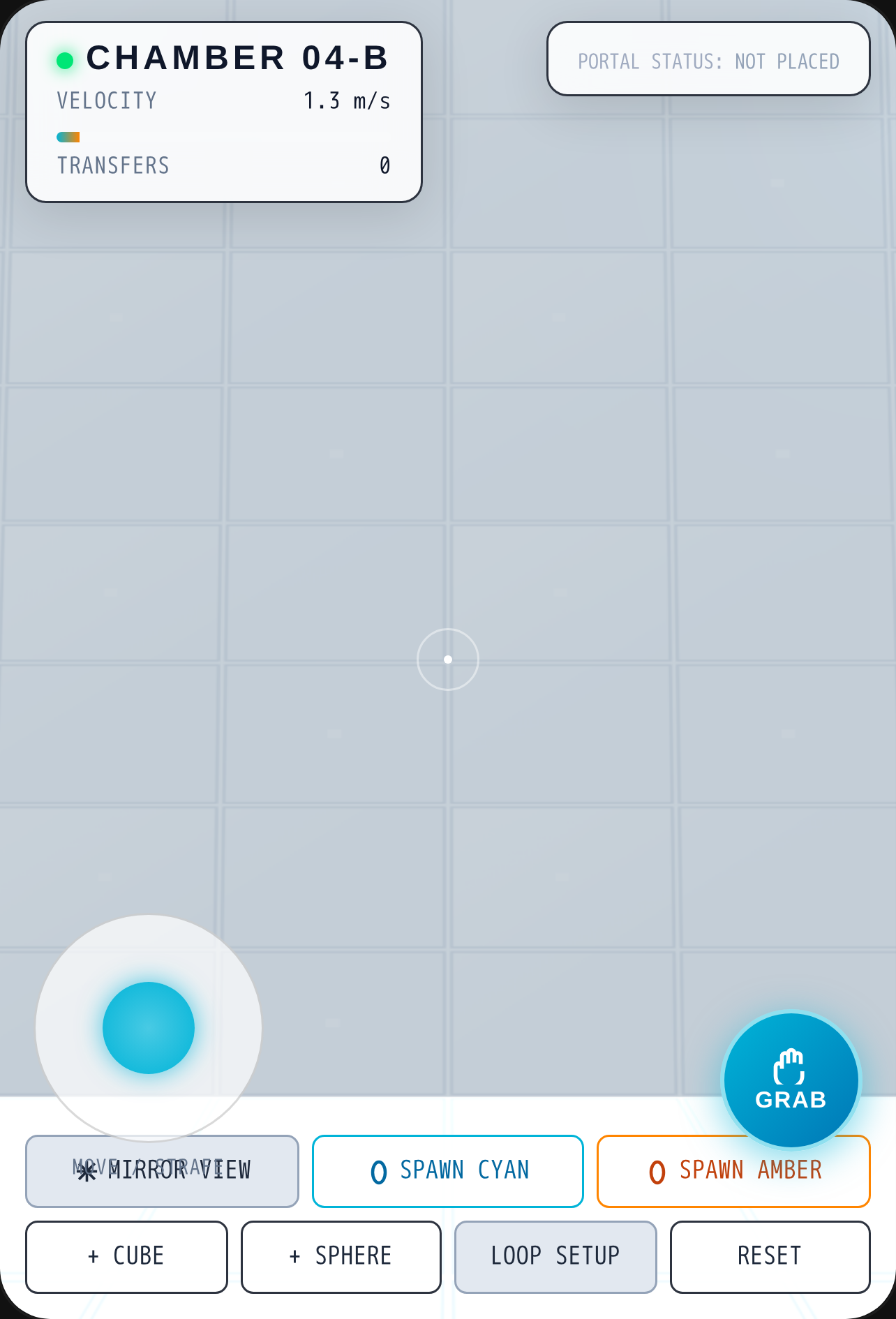 Quantum Aperture · First-Person Portal Mirror Sandbox cover