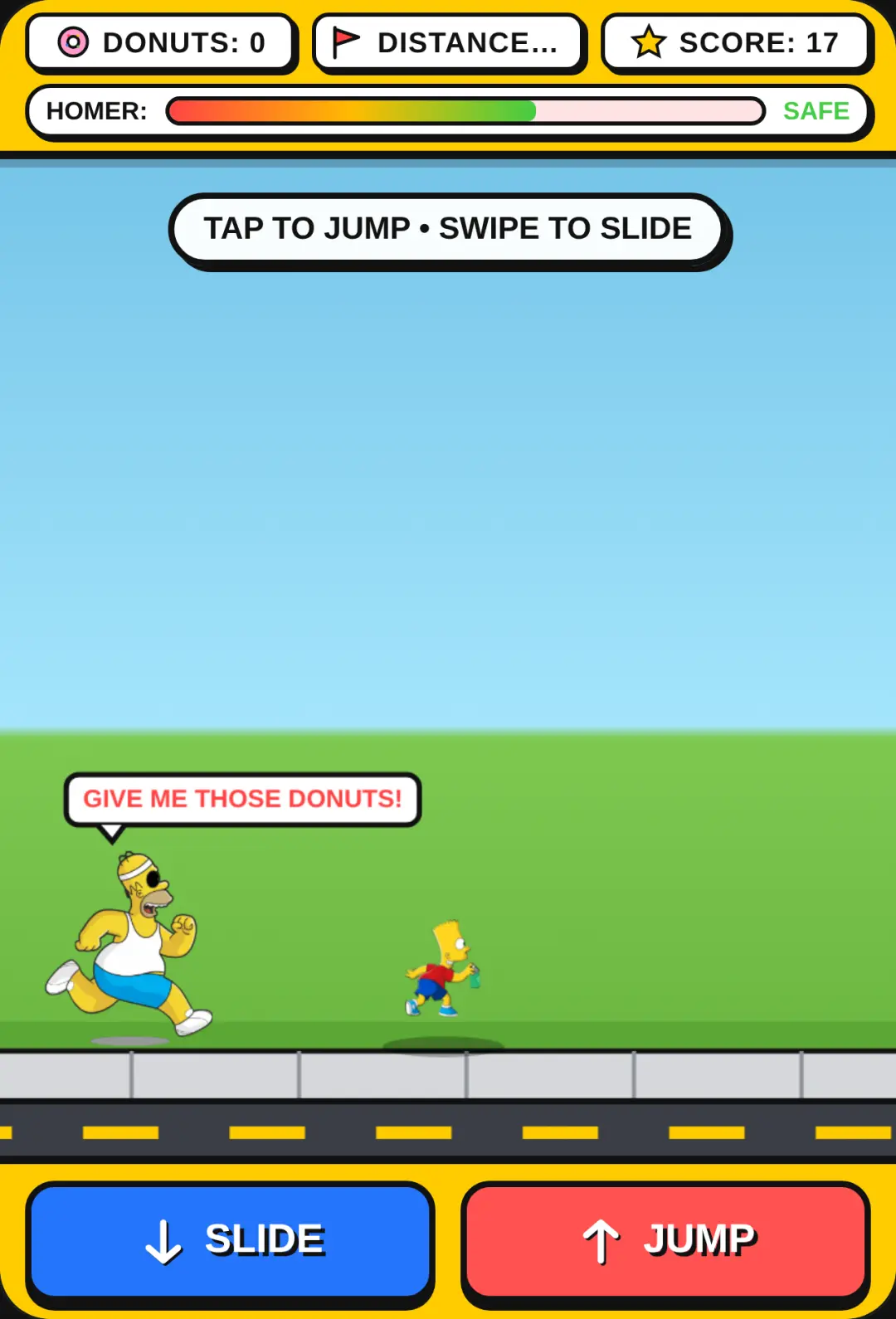 Donut Dash: Bart's Great Escape cover