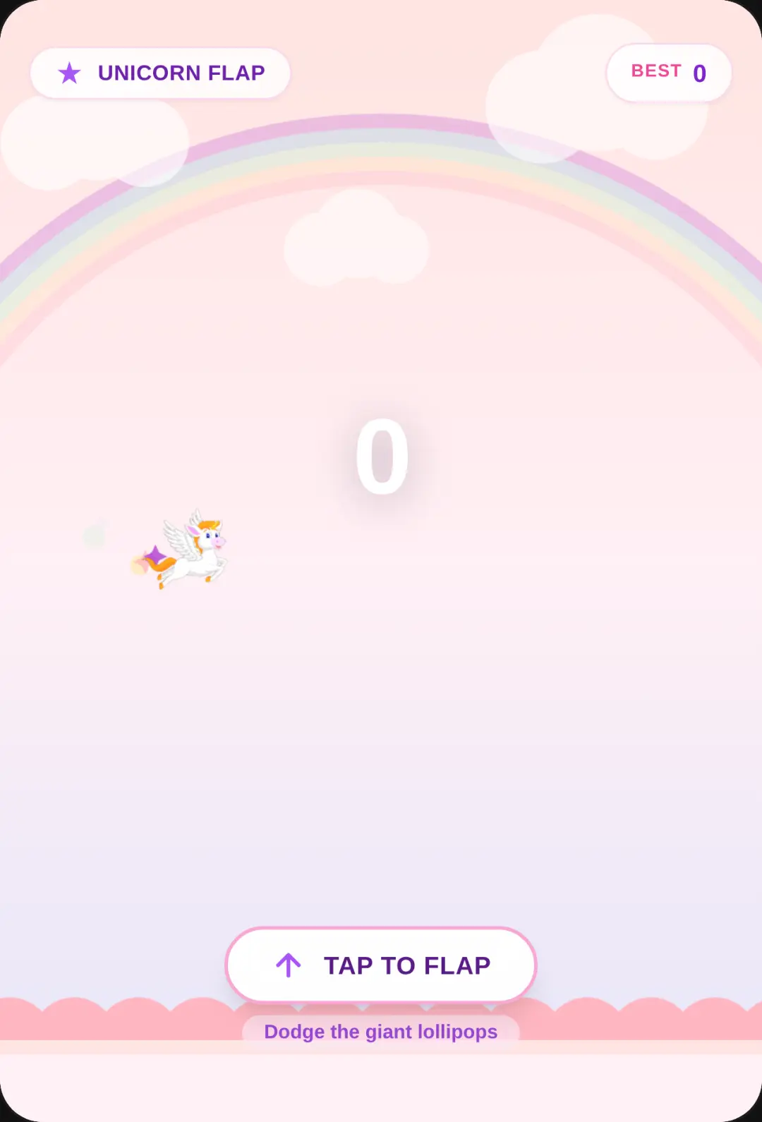 Unicorn Flap - Magical Pastel Arcade cover