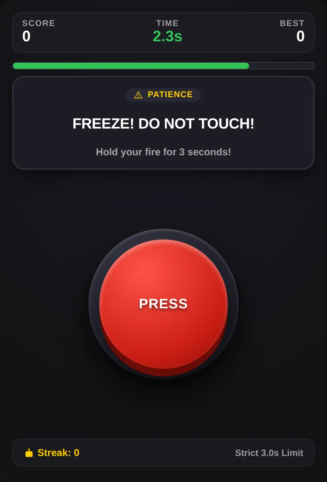 Don't Press The Button cover
