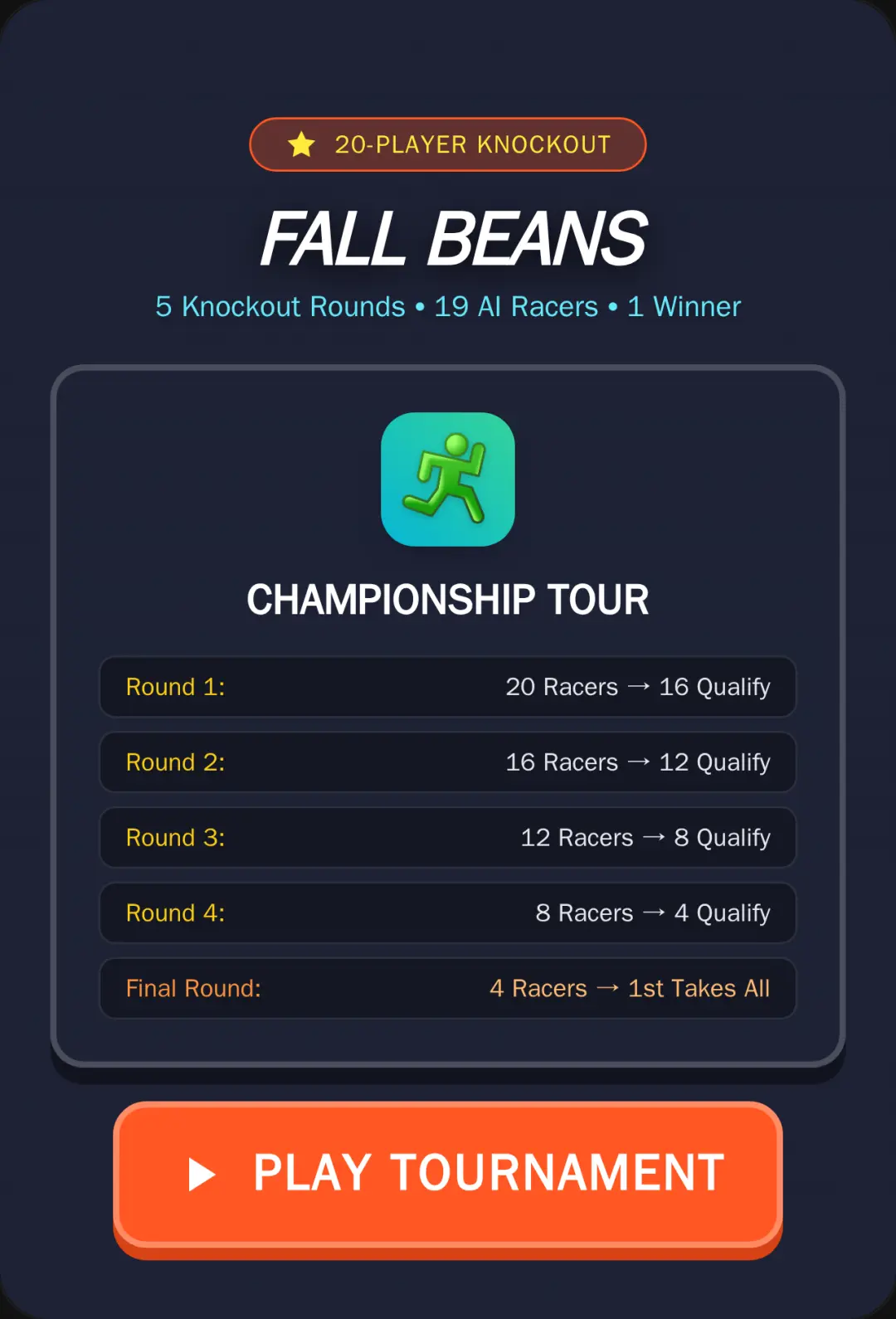 Fall Beans: 20-Player Knockout cover