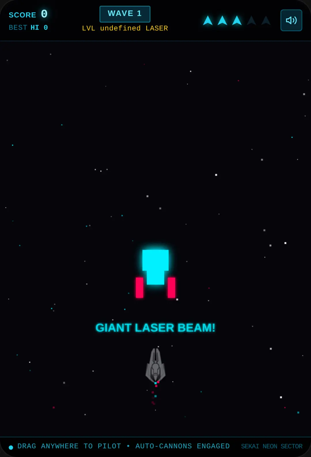 NEON STRIKE - 2D Arcade Space Shooter cover