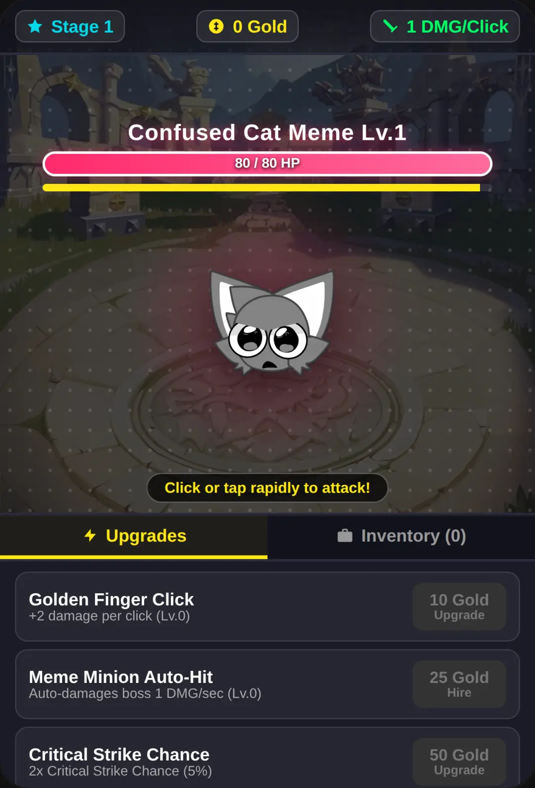 Click Damage RPG: Meme Bosses cover