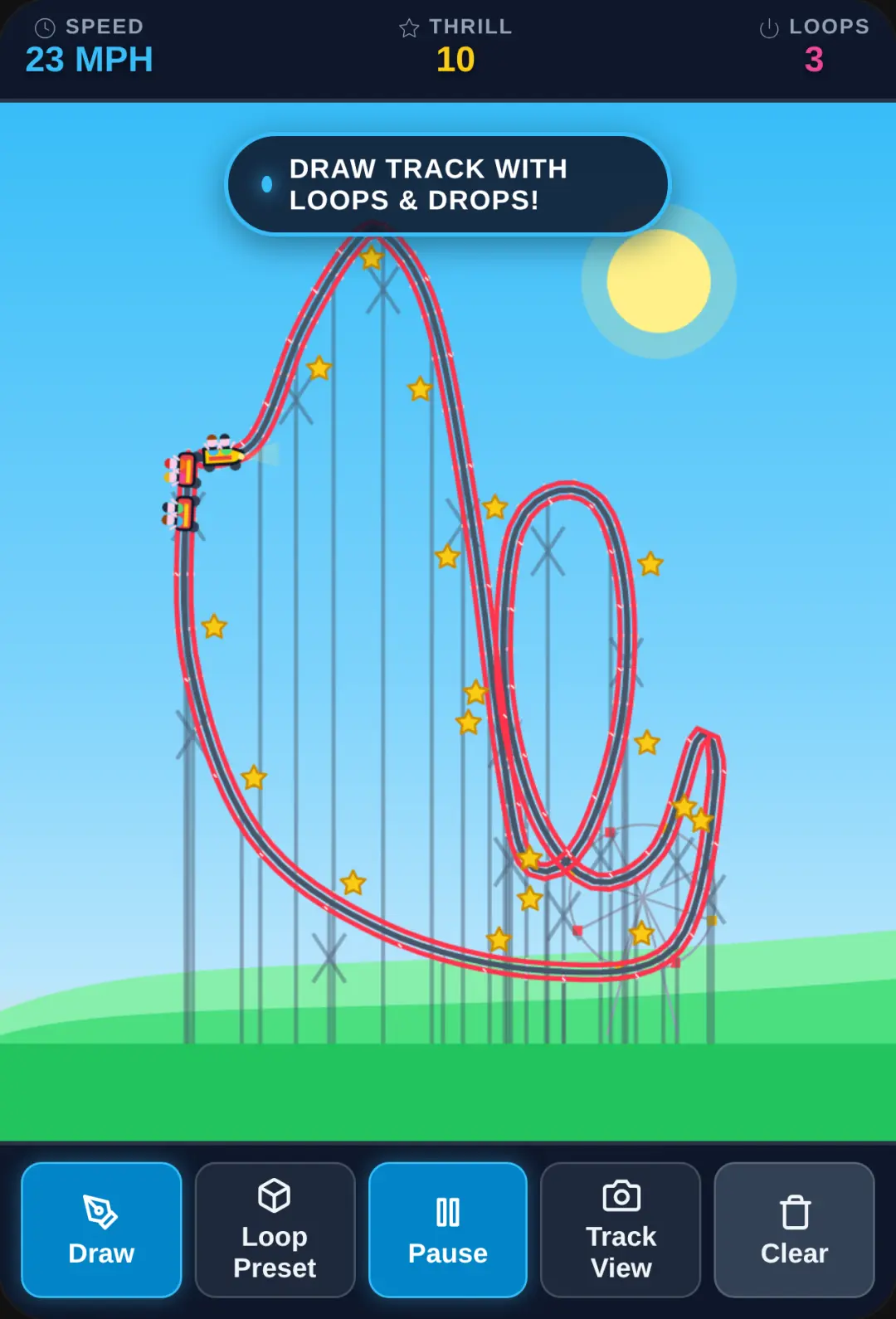 Coaster Crafter - Draw & Ride Roller Coaster cover