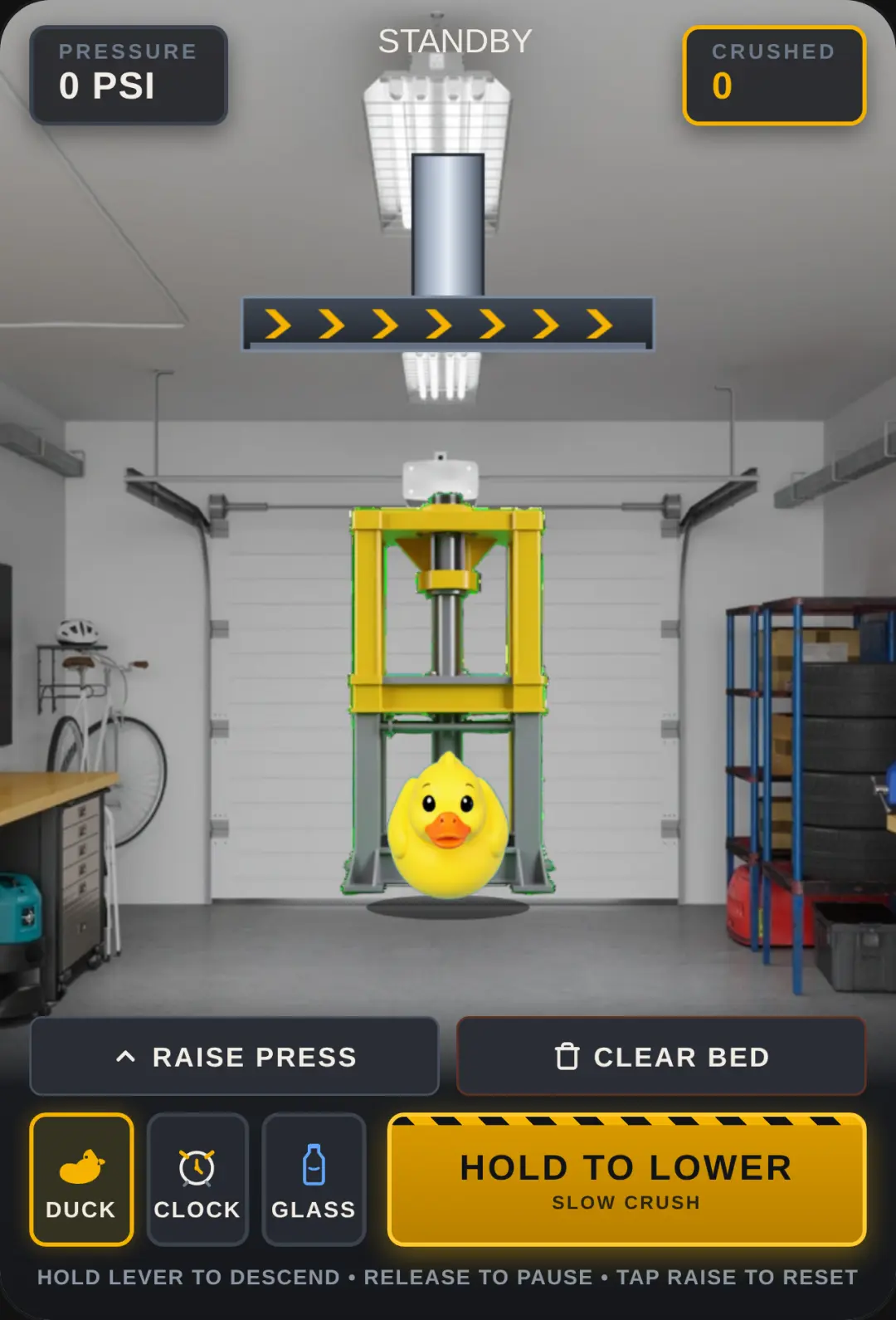 Hydraulic Press Crushing Simulator cover