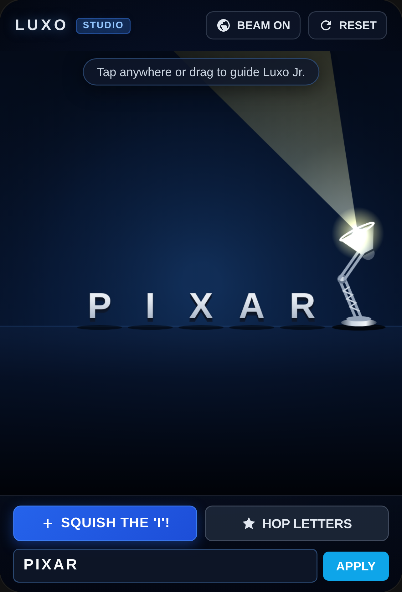 Luxo Animation Studio — Pixar Logo Experience cover