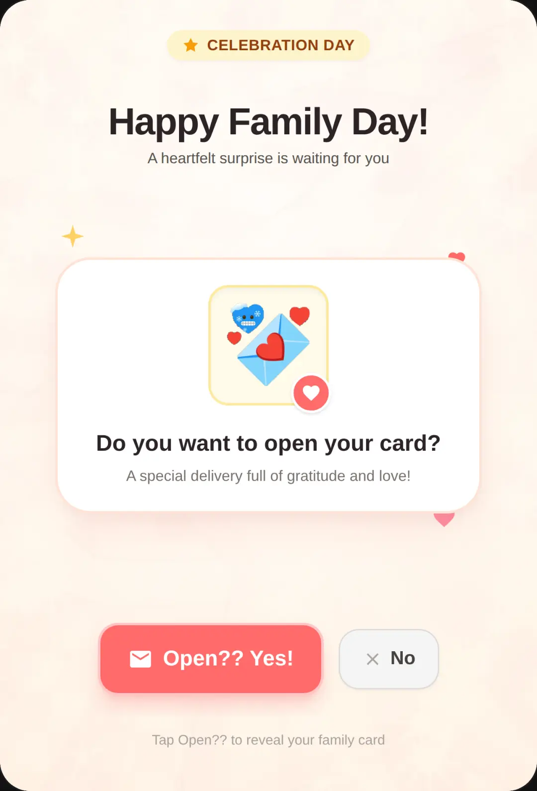 Happy Family Day cover