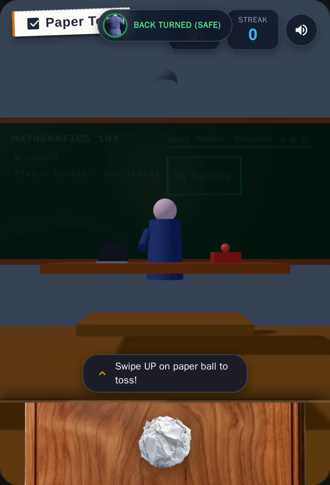 Paper Toss Classroom cover